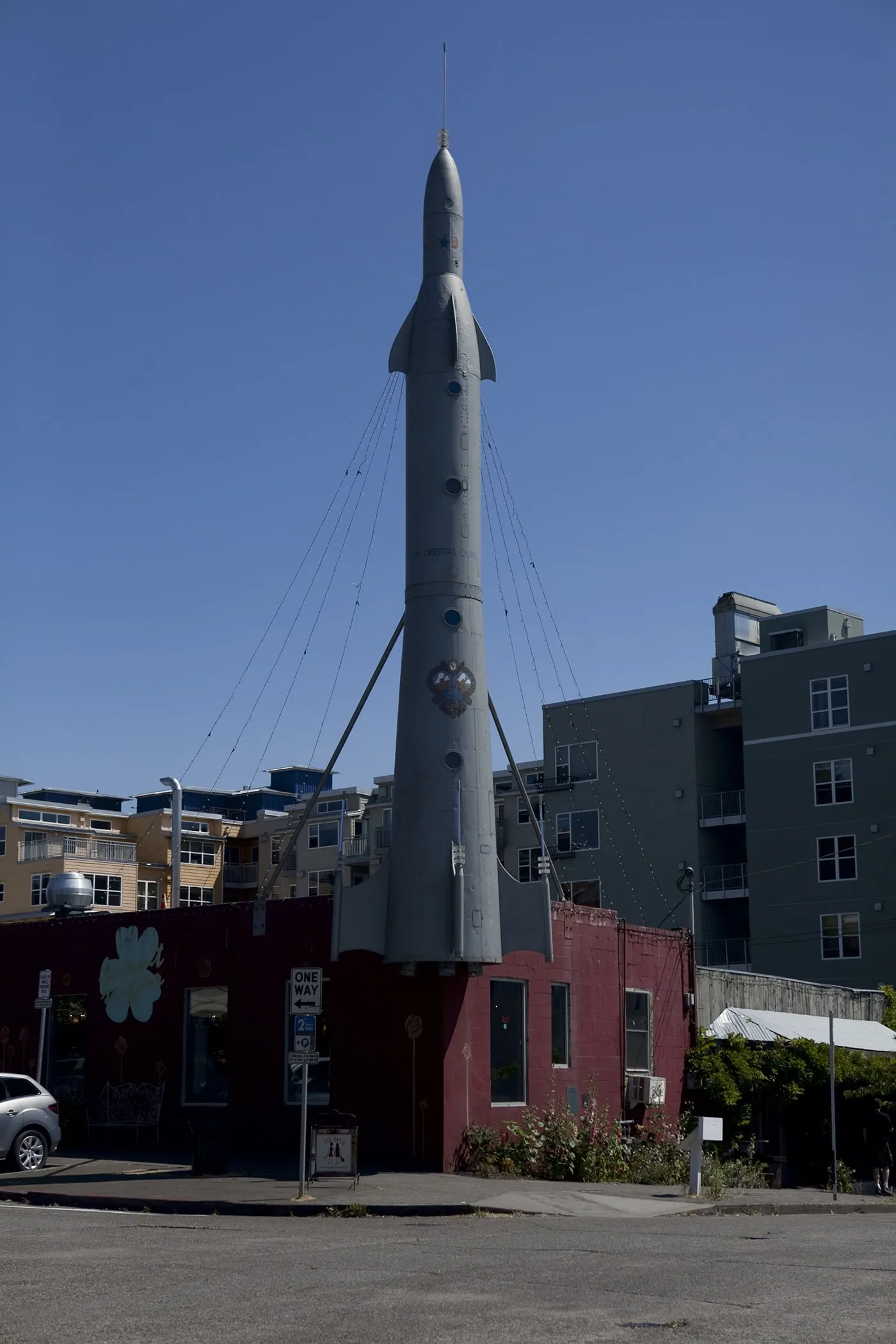 The Fremont Rocket, a roadside attraction in Seattle, Washington.