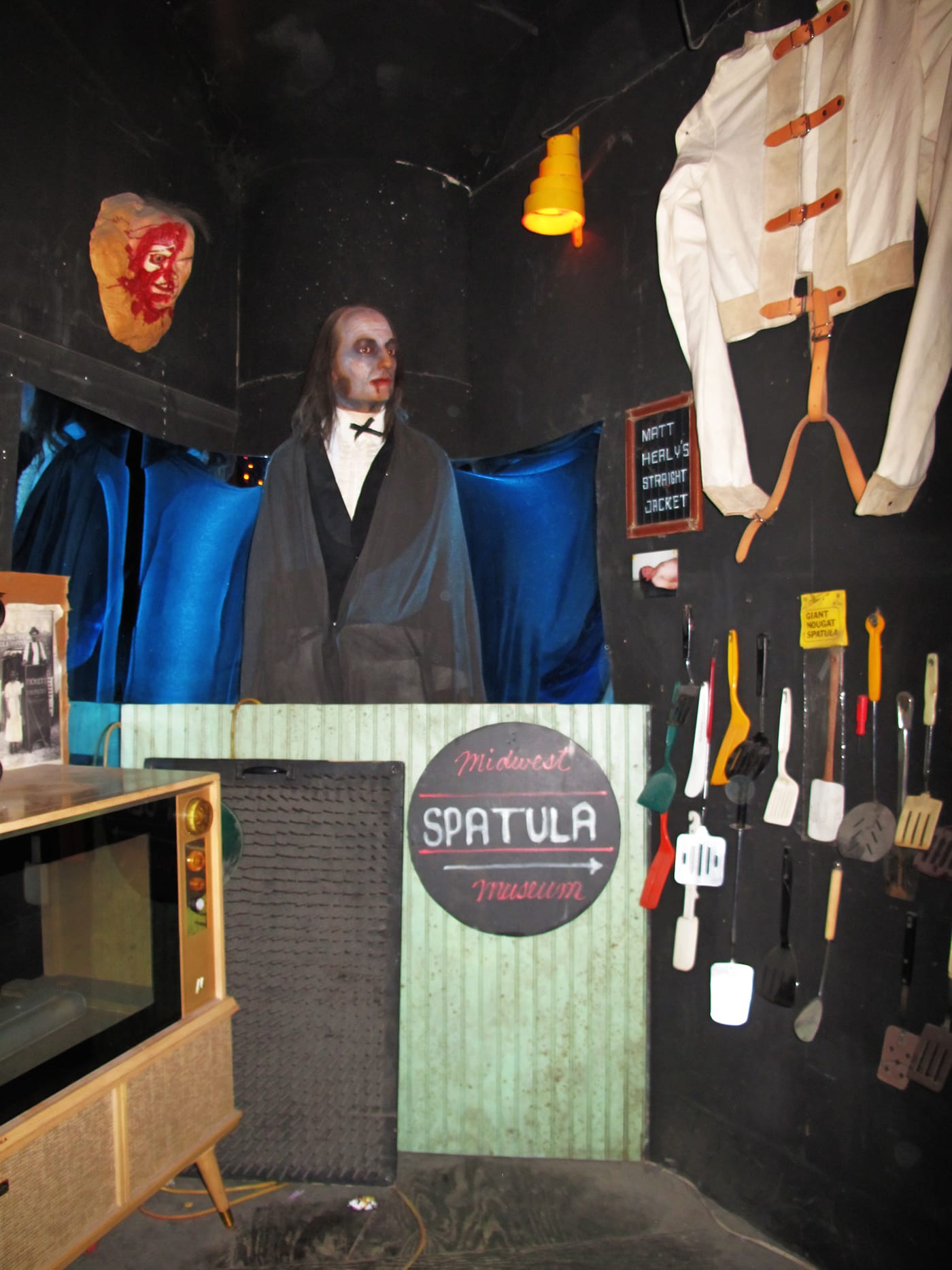 Midwest Spatula Museum in the City Museum's Museum of Mirth, Mystery and Mayhem in St. Louis, Missouri.