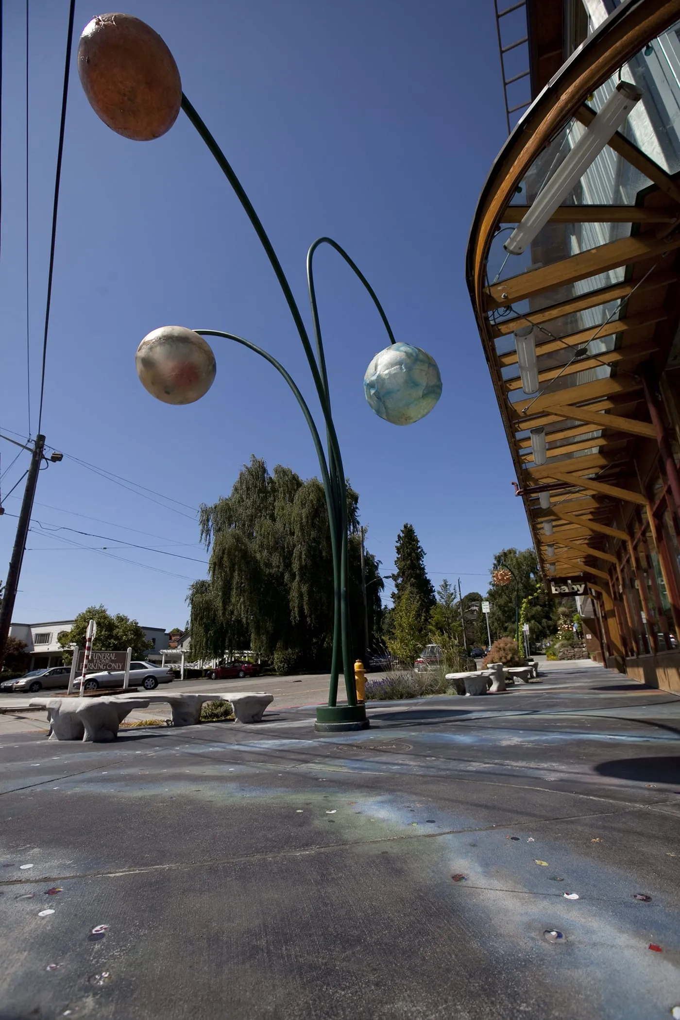 Space sculpture in the Fremont neighborhood of Seattle, Washington.