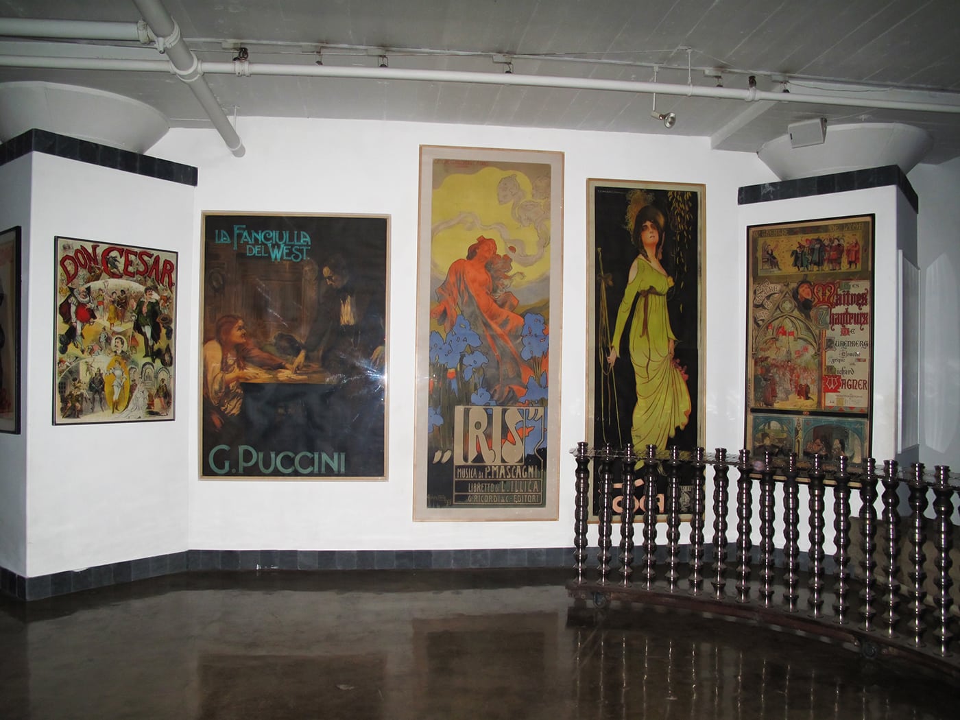 Vintage Opera Posters at The City Museum in St. Louis, Missouri.