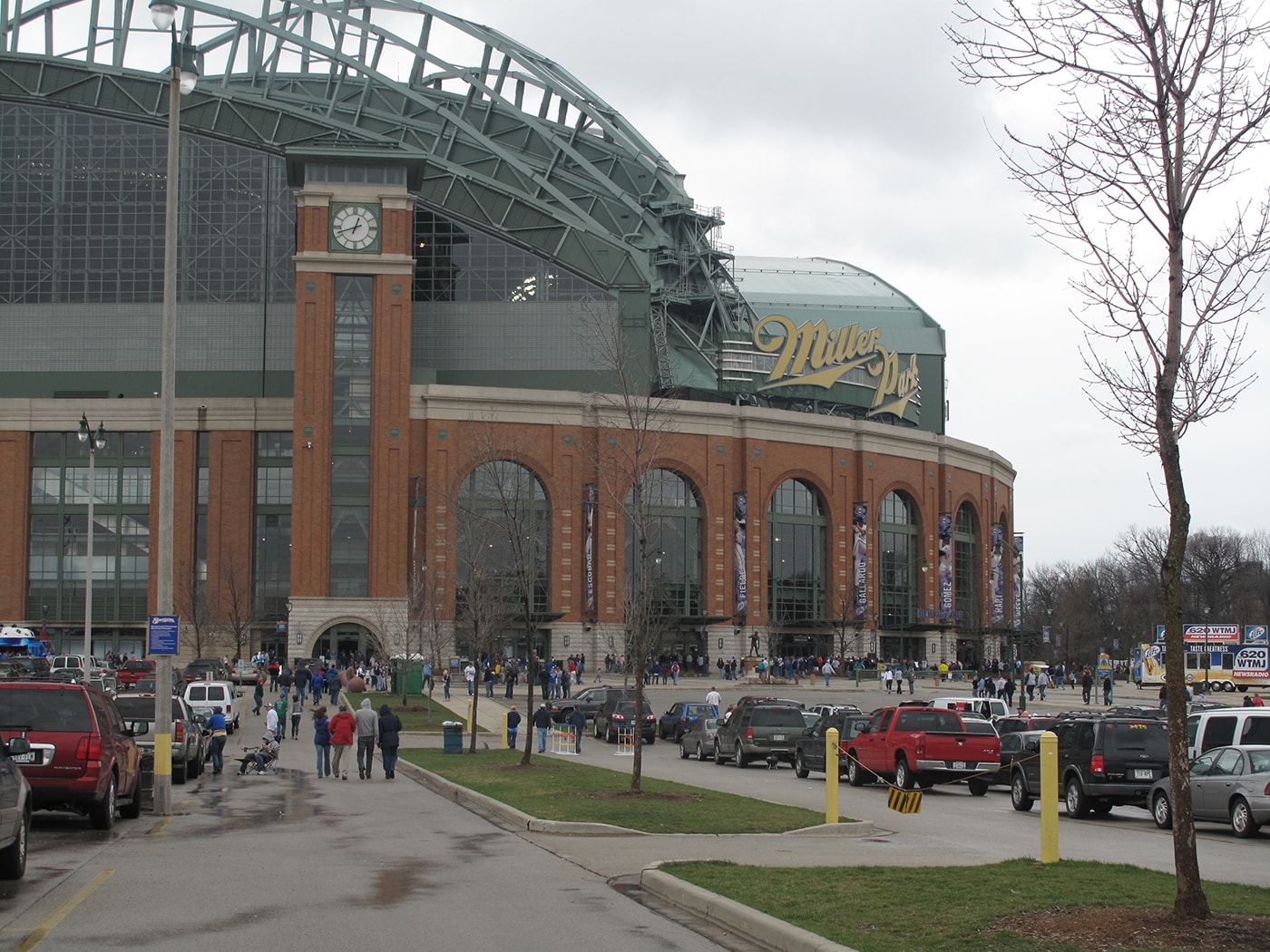 Brewers game at Millers Park in Milwaukee.