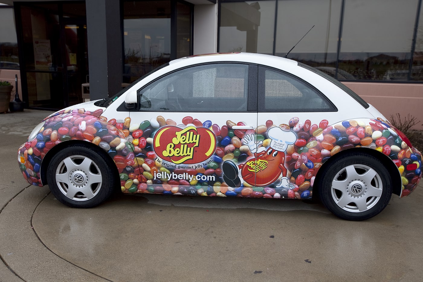 Jelly Belly Volkswagon Beetle at the Jelly Belly Tour in Pleasant Prairie, Wisconsin