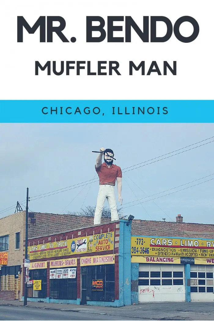 Mr. Bendo Muffler Man in Chicago, Illinois