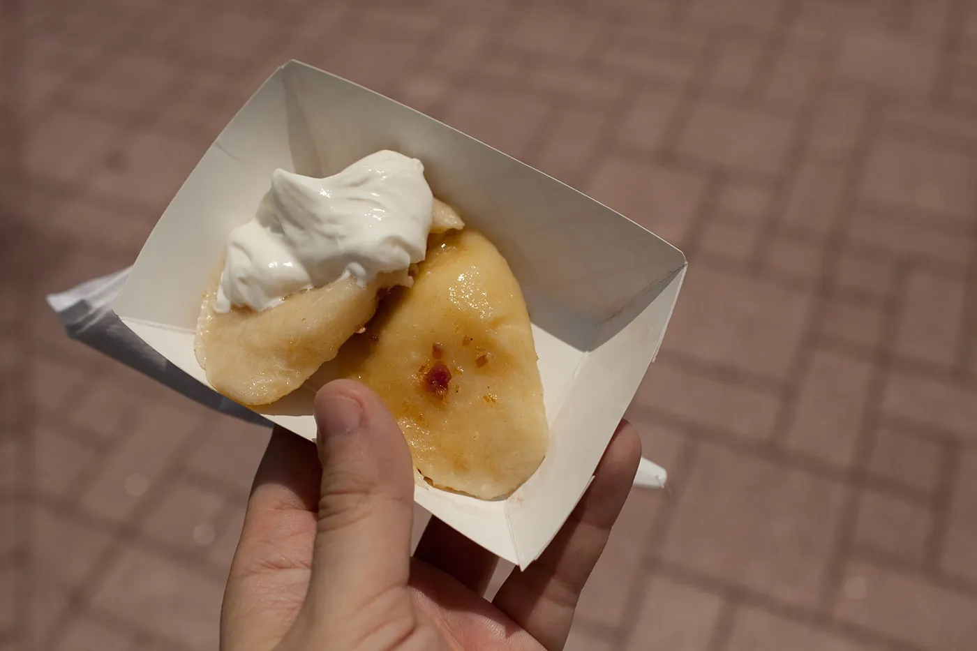 Potato and Cheese Varenyky from Shokolad Pastry and Café at Taste of Chicago