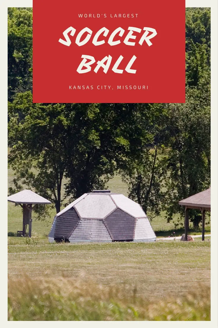 The World's Largest Soccer Ball, a weird roadside attraction in Kansas City, Missouri. A half sphere "football" sticking out of the ground in a park. This place to visit in Missouri is a fun addition to any road trip itinerary, map ideas, or travel bucket list.
#MissouriRoadsideAttractions #MissouriRoadsideAttraction #RoadsideAttractions #RoadsideAttraction #RoadTrip #MissouriRoadTrip #PlacestoVisitinMissouri #MissouriTravelRoadTrip #WeirdRoadsideAttractions #RoadTripStops