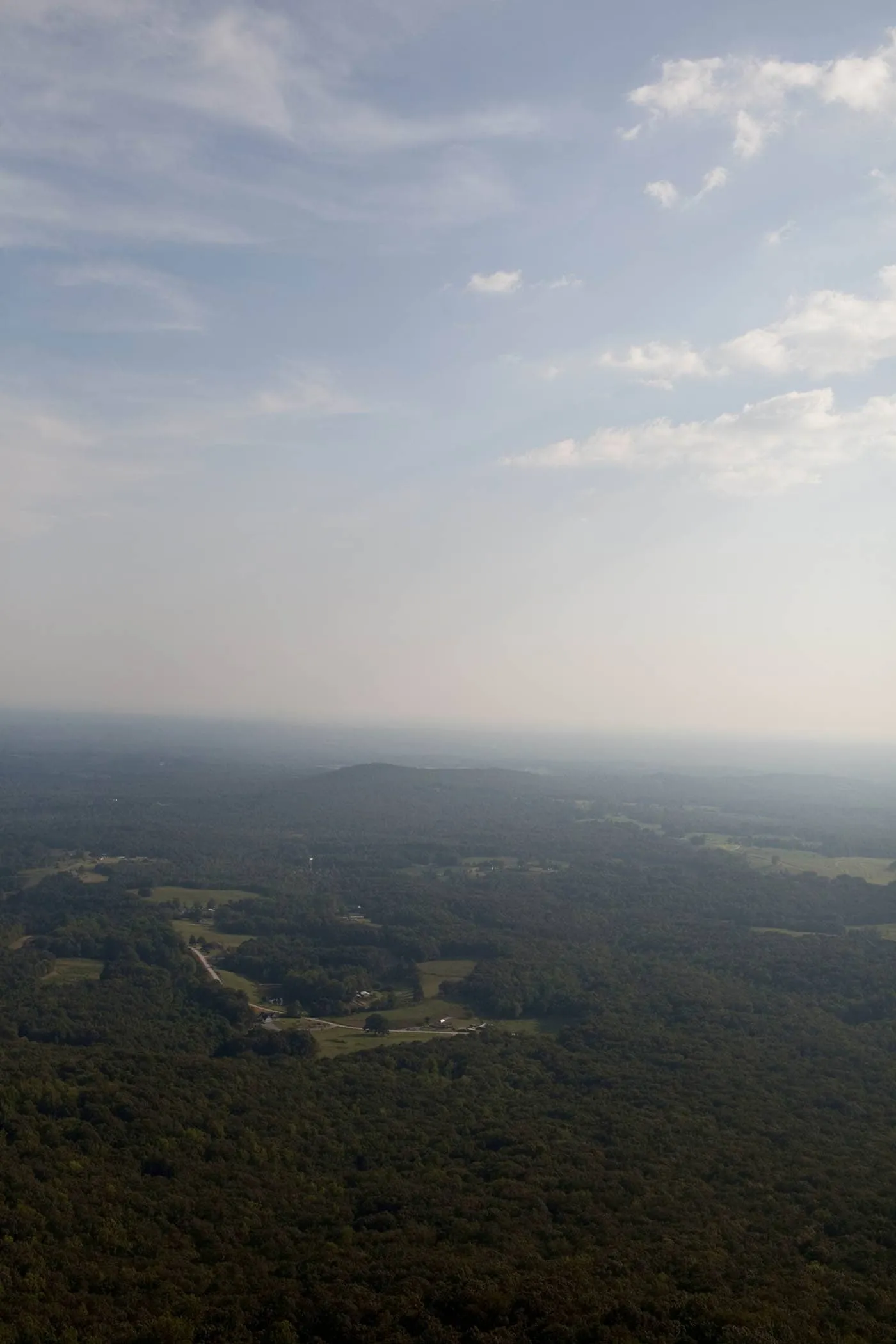 View from the mountains in North Carolina