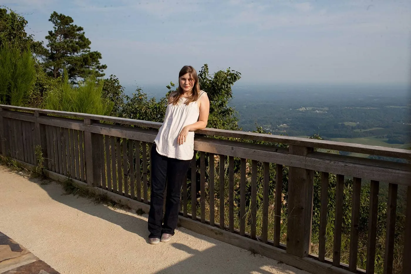 View from the mountains in North Carolina