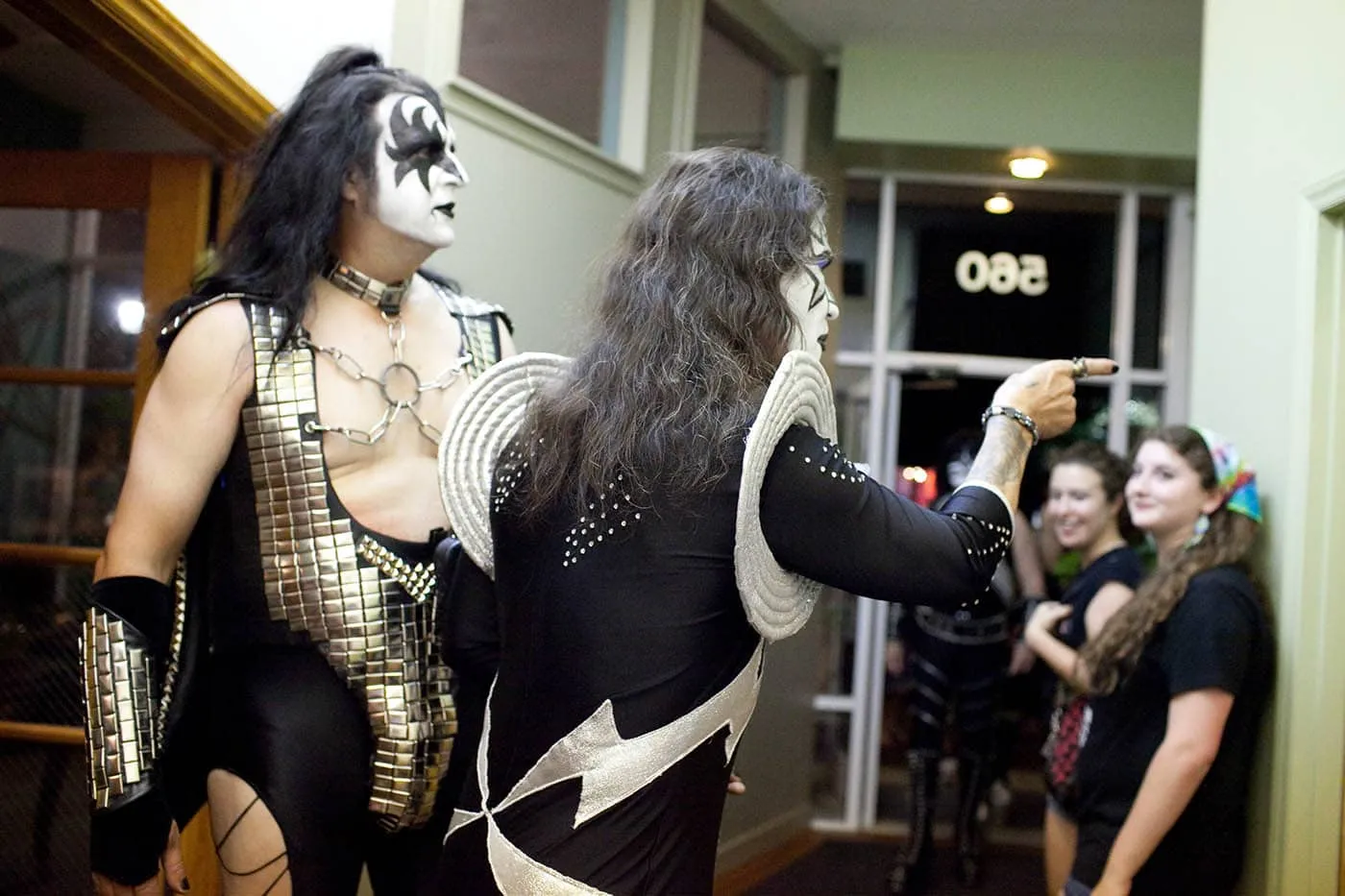 KISS street performers in Winston-Salem, North Carolina.