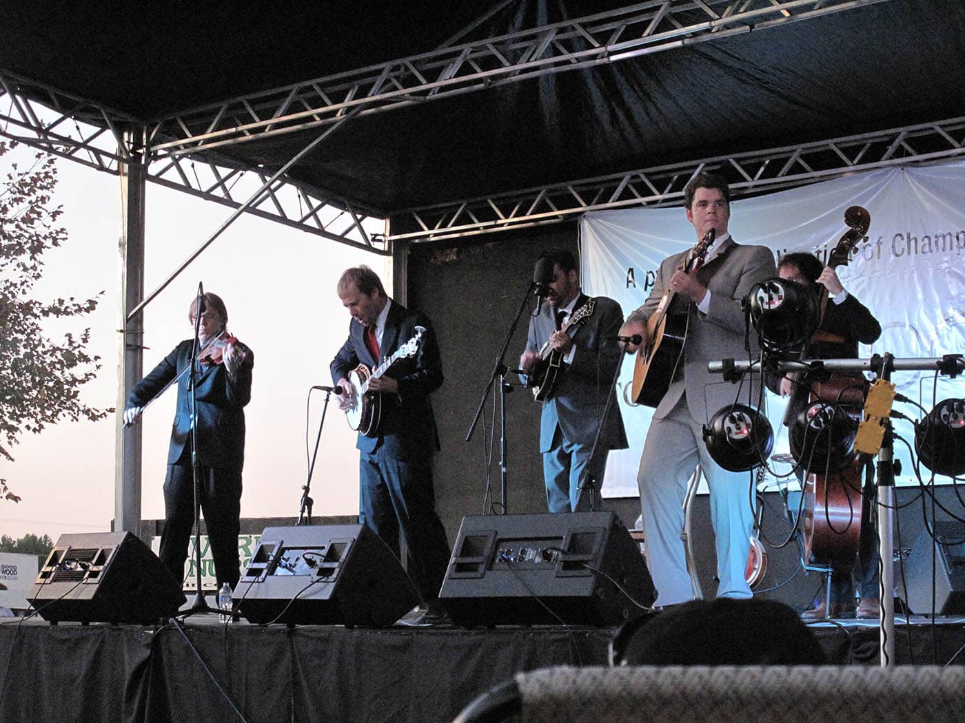 Steep Canyon Rangers at RedBone Willy's Bluegrass Festival