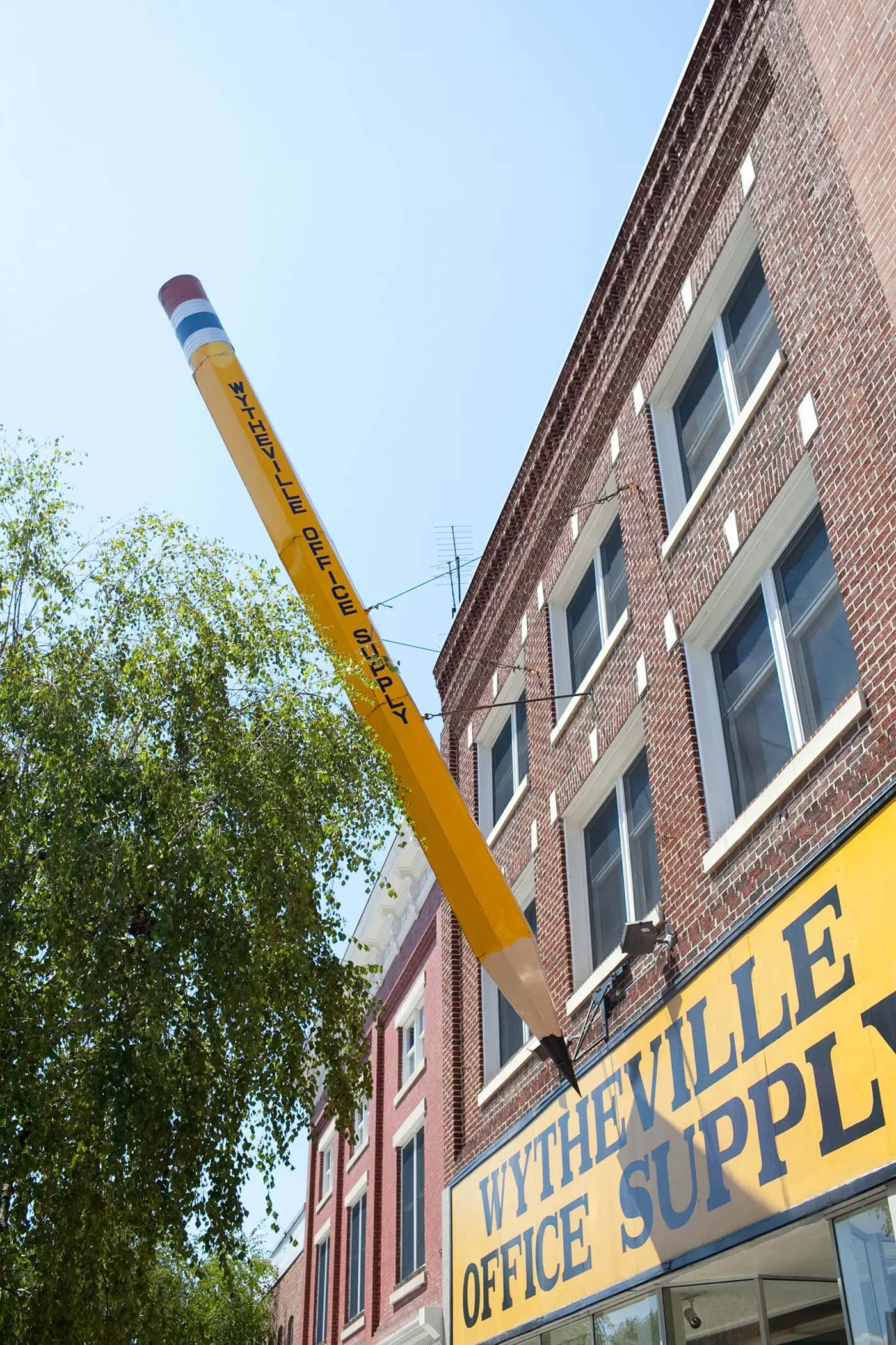 Big Pencil in Wytheville, Virginia - Roadside Attractions in Virginia