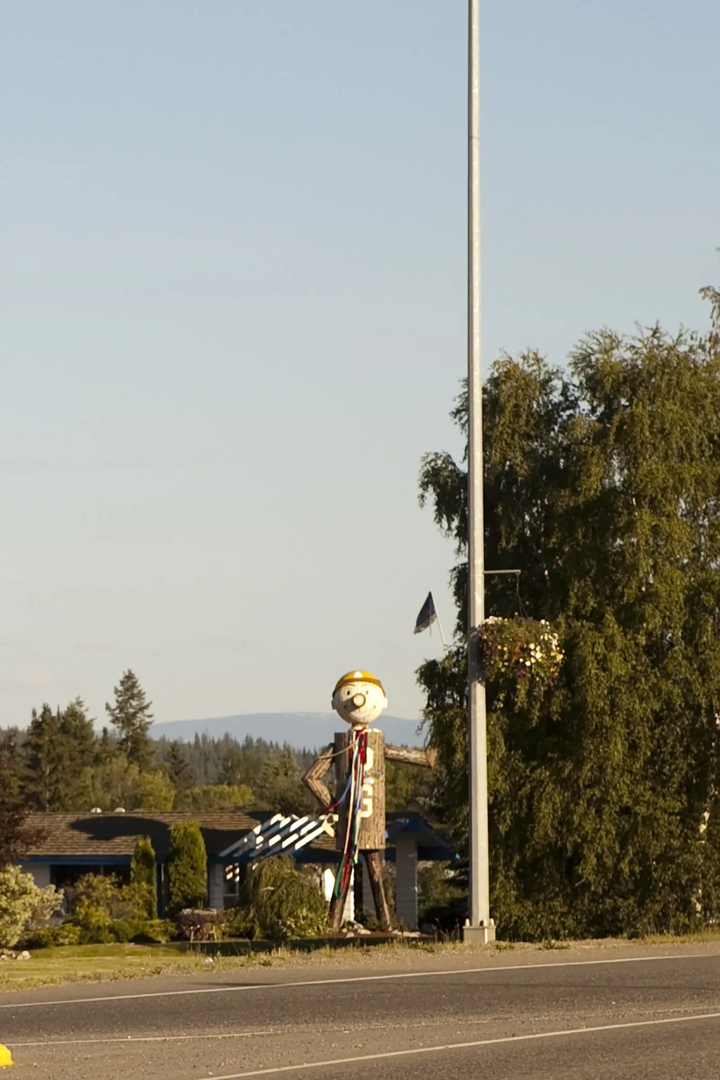 Mr. PG a roadside attraction in Prince George, British Columbia, Canada.