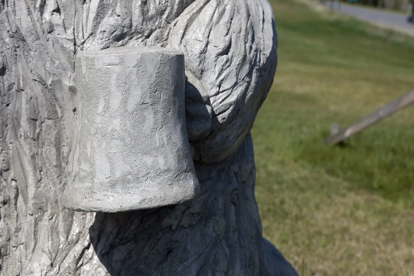 Big Marmot Statue in 100 Mile House, British Columbia, Canada