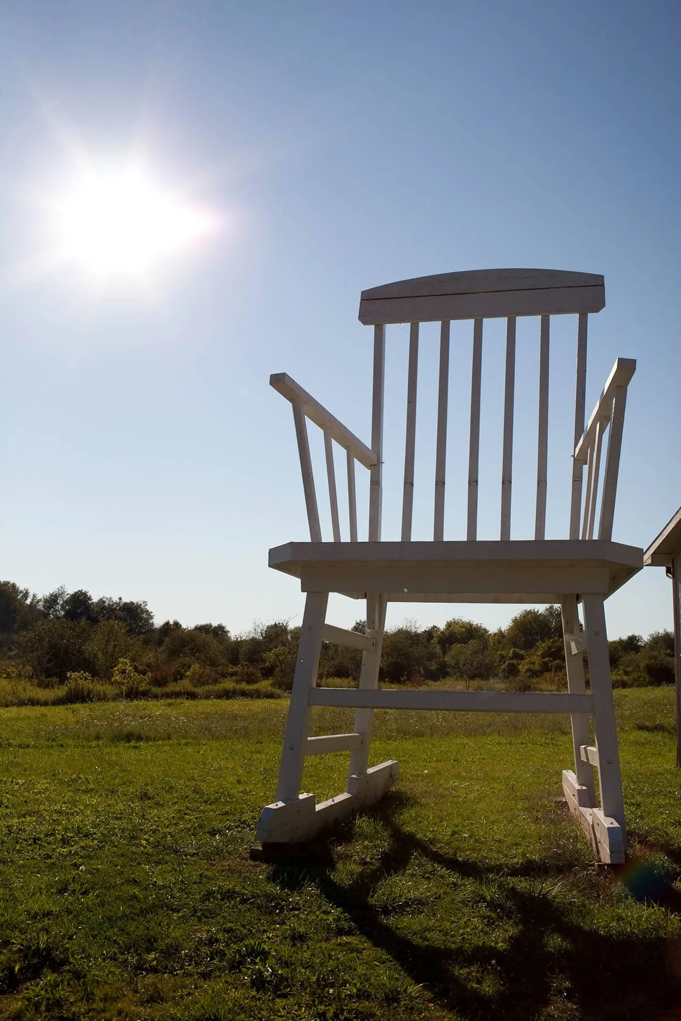 Giant's Chair, Rocking chair in Beaver, UT. The background …