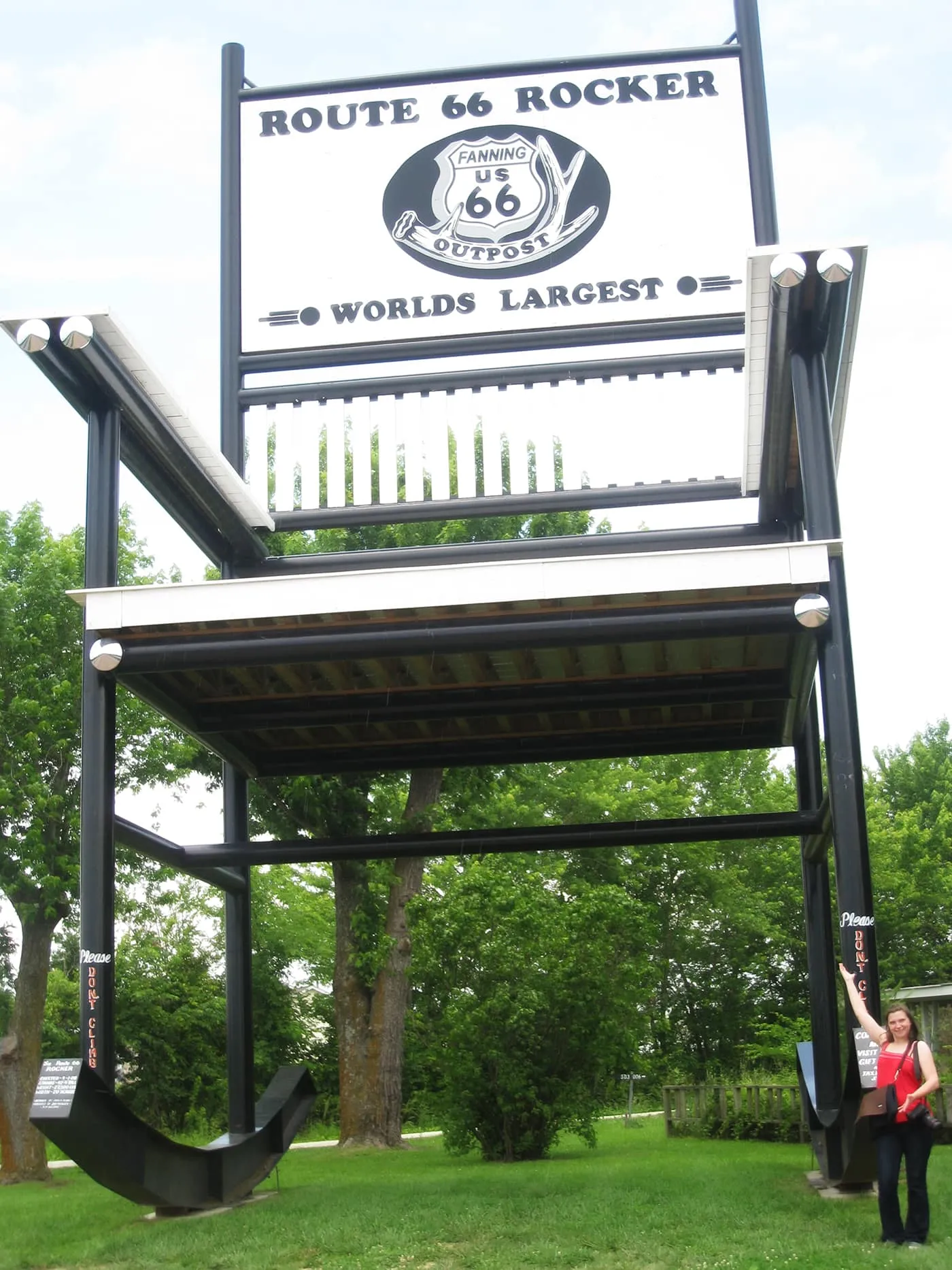 World's Largest Rocking Chair in Cuba, Missouri