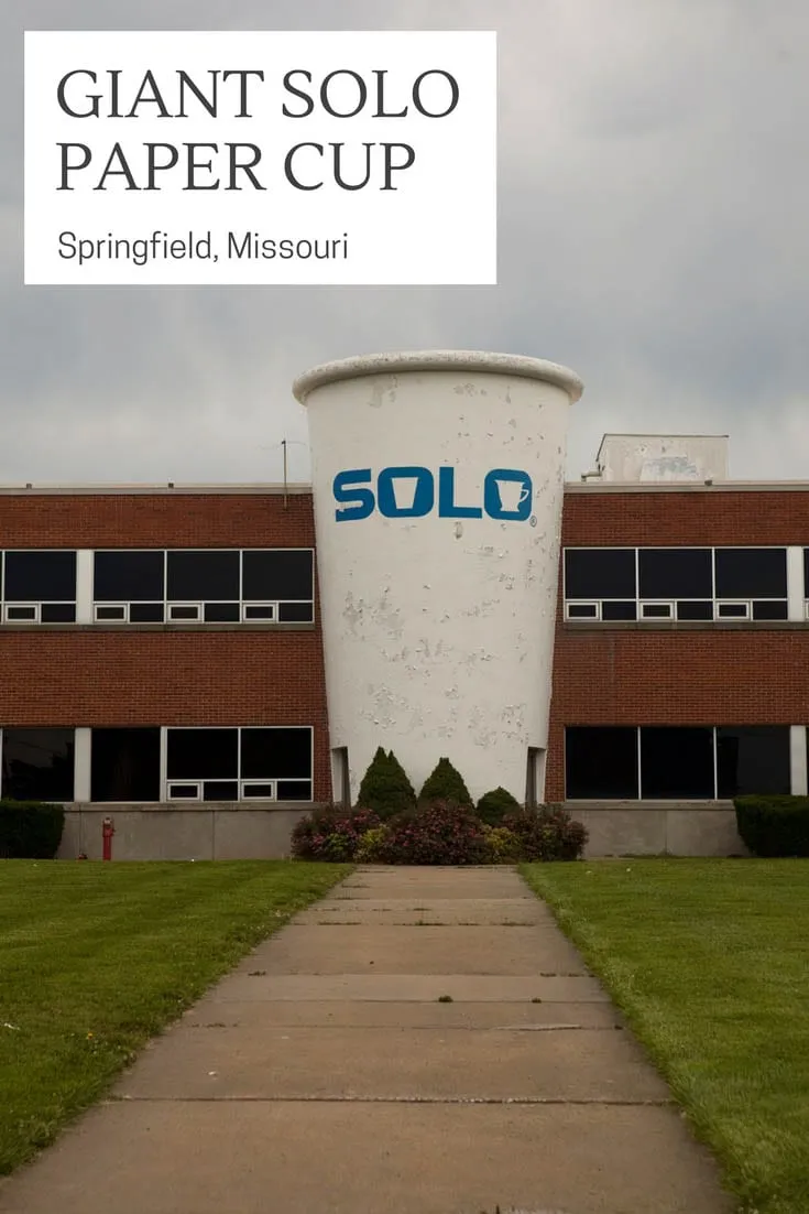 A giant solo paper cup at the Solo Cup company offices in Springfield, Missouri. This Missouri roadside attraction, the world's largest paper cup, was demolished in 2015. It was a great road trip stop among many on a Missouri road trip.
#MissouriRoadsideAttractions #RoadsideAttractions #RoadsideAttraction #RoadTrip #MissouriRoadTrip #WeirdRoadsideAttractions #RoadTripStops #WorldsLargestRoadsideAttractions #USARoadsideAttractions #AmericanRoadsideAttractions #USA #America