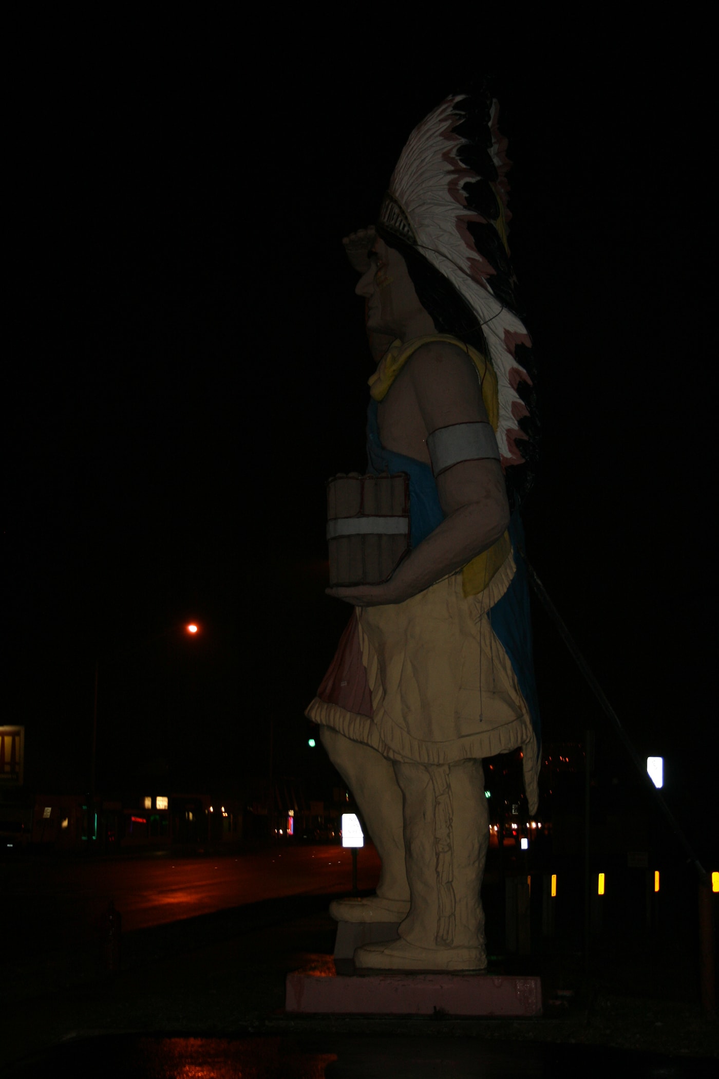 Big Chief - Giant Cigar Store Indian in Oak Lawn, Illinois