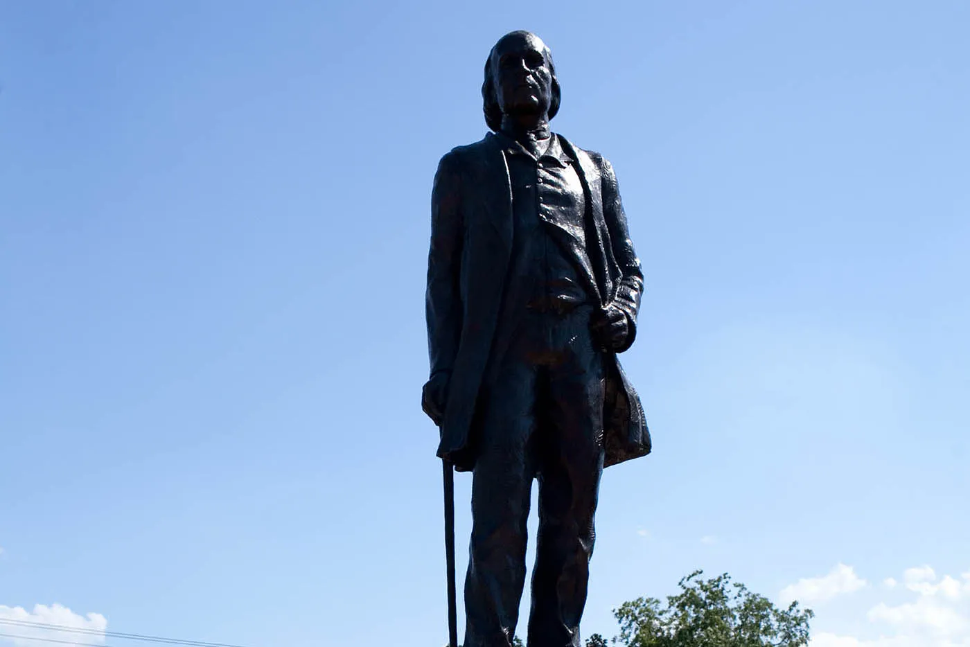 Statue of John Warwick Thomas, founder of Thomasville, North Carolina