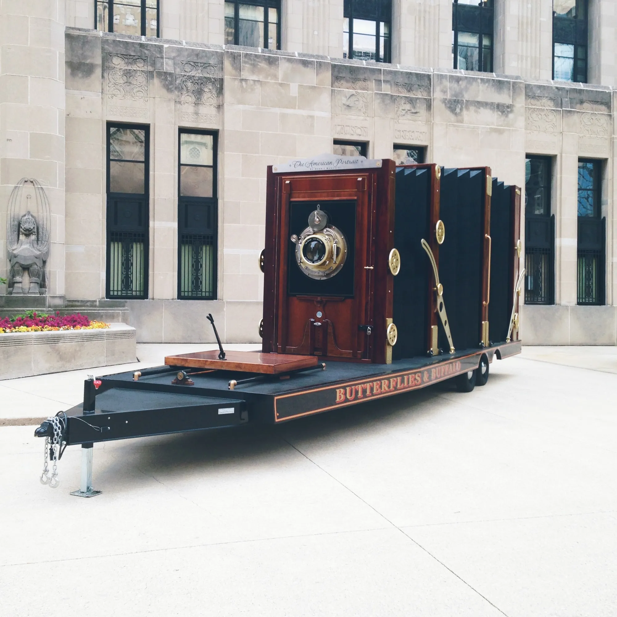 Dennis Manarchy's World's Largest Film Camera in Chicago
