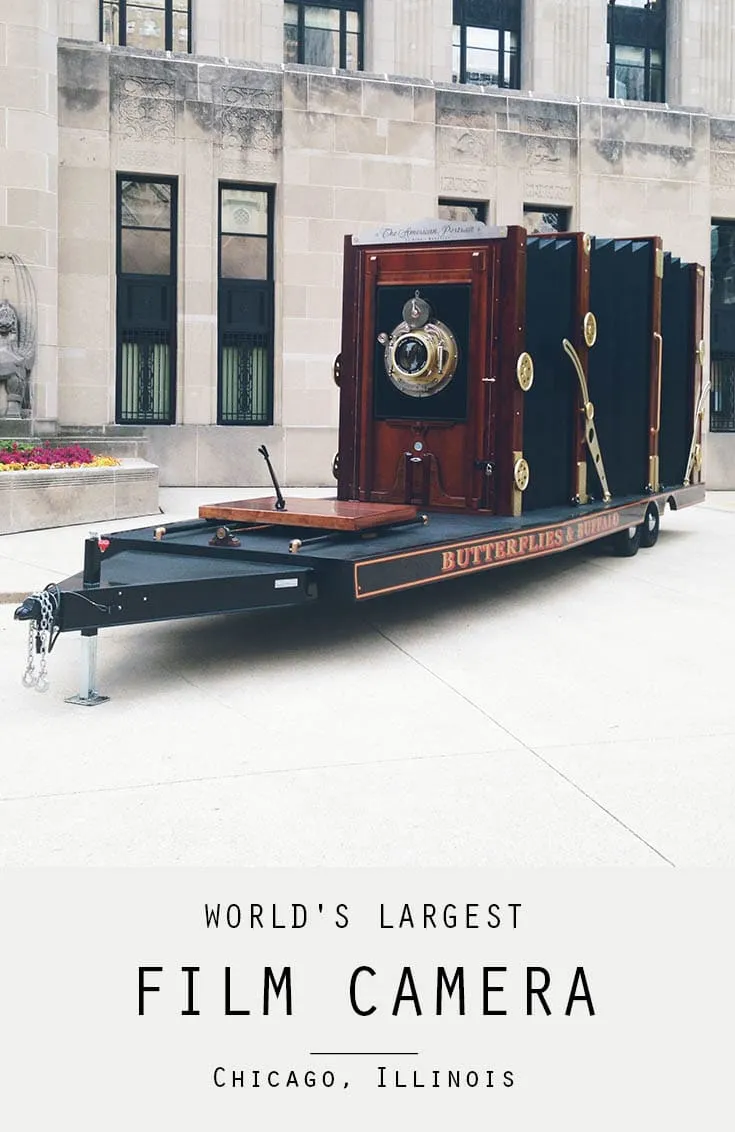 Dennis Manarchy's World's Largest Film Camera in Chicago, Illinois | Roadside Attractions in Illinois