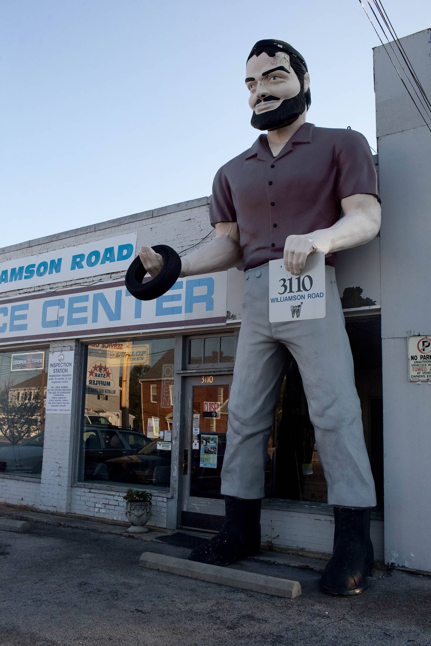 Muffler Man in Roanoke, Virginia