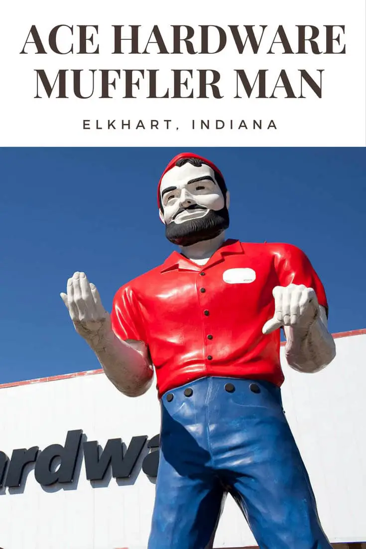 This Ace Hardware Muffler Man (Paul Bunyan) was a popular tourist attraction and road trip stop in Elkhart, Indiana. The weird roadside attraction has moved to Coeburn, Virginia.
#RoadsideAttraction #RoadTrip #WeirdRoadsideAttractions #RoadTripStops #Mufflerman #Mufflermen #USARoadsideAttractions #AmericanRoadsideAttractions #USA #America