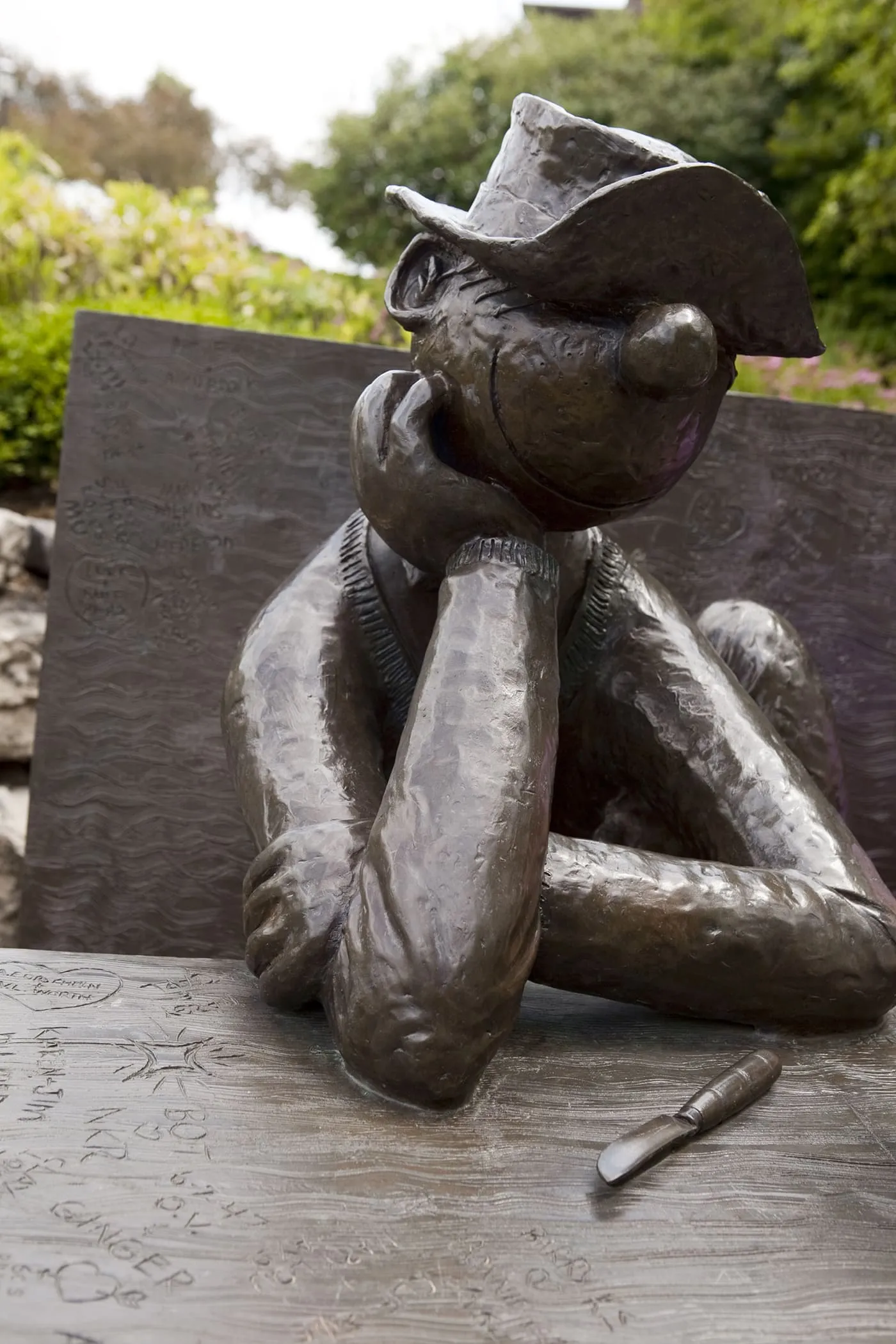 Beetle Bailey Statue in Columbia, Missouri