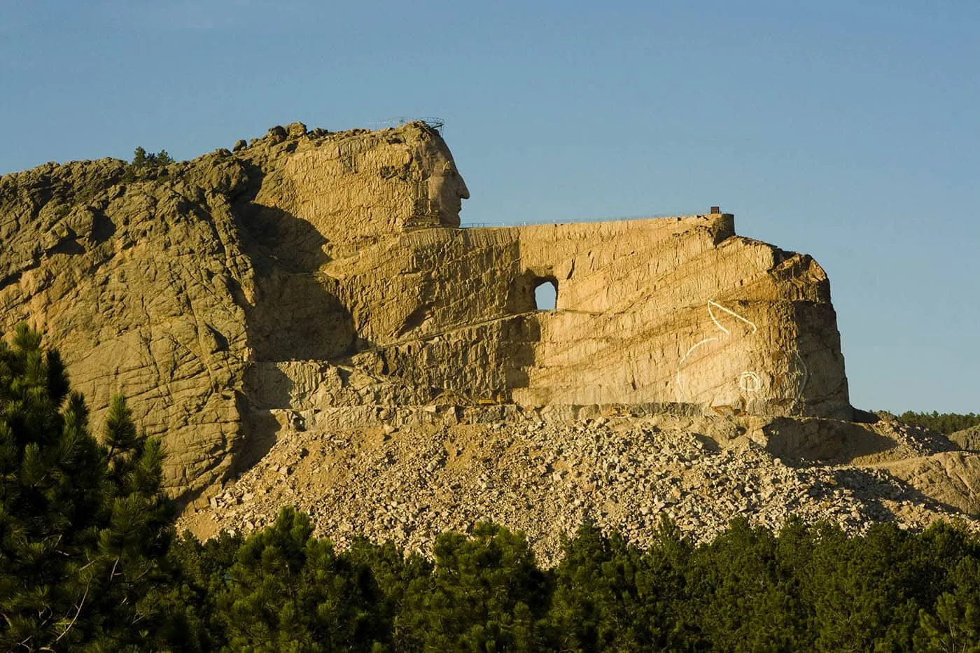 Chief Crazy Horse Memorial in Crazy Horse, South Dakota - Mount Rushmore Road Trip