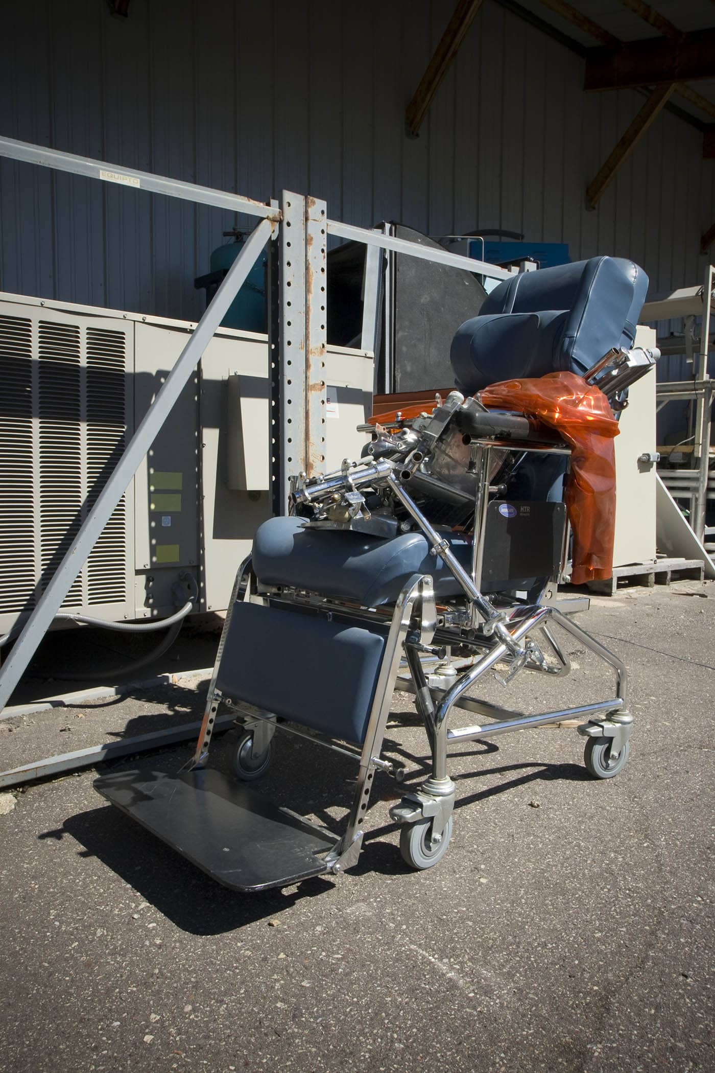Old dentist chair. The world's largest scrap metal sculpture, Dr. Evermor's Forevertron at Delaney's Surplus Sales in Sumpter, Wisconsin, is meant for intergalactic travel. Visit this weird roadside attraction on a Wisconsin road trip.