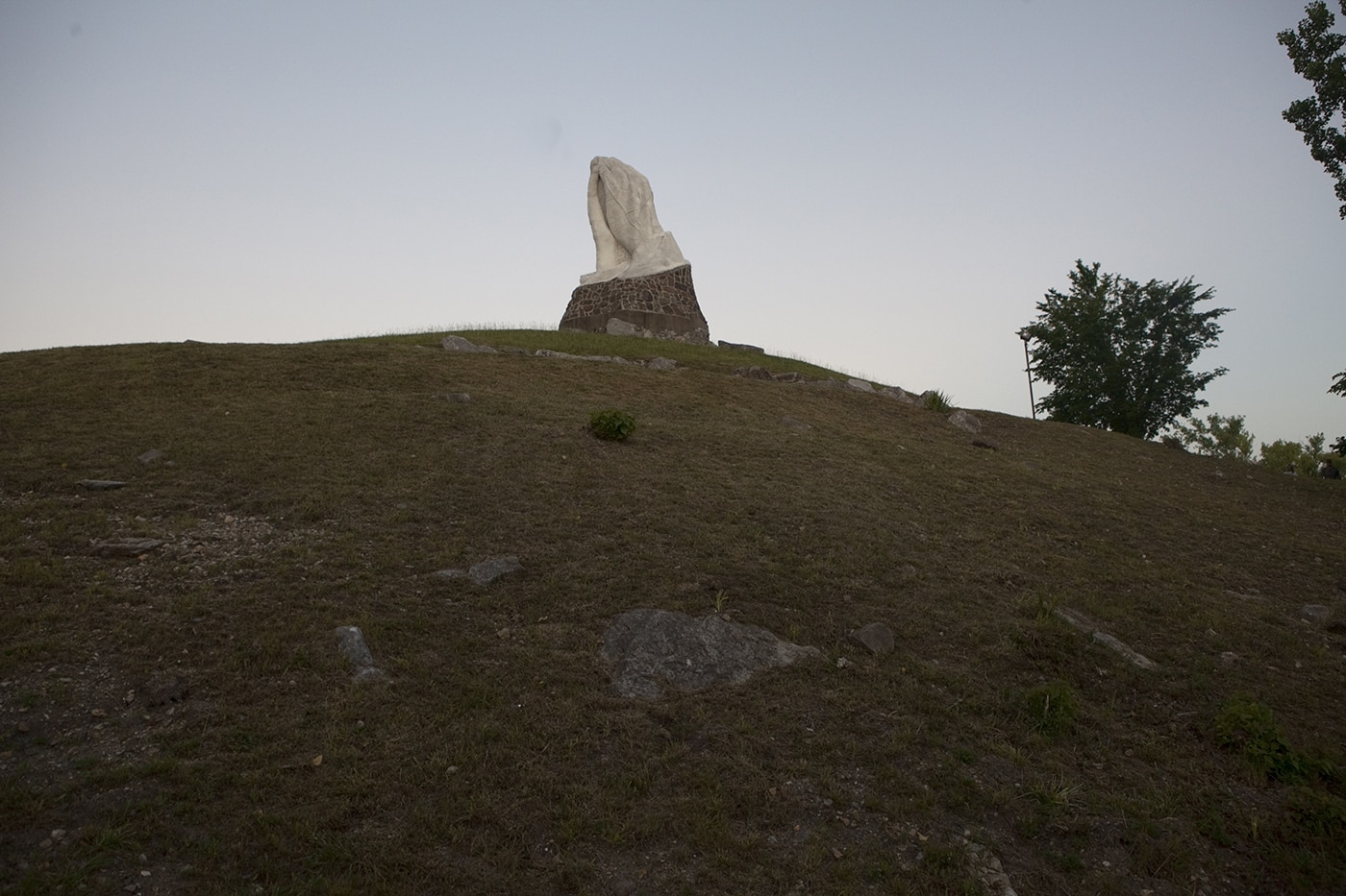 Giant Praying Hands in Webb City, Missouri