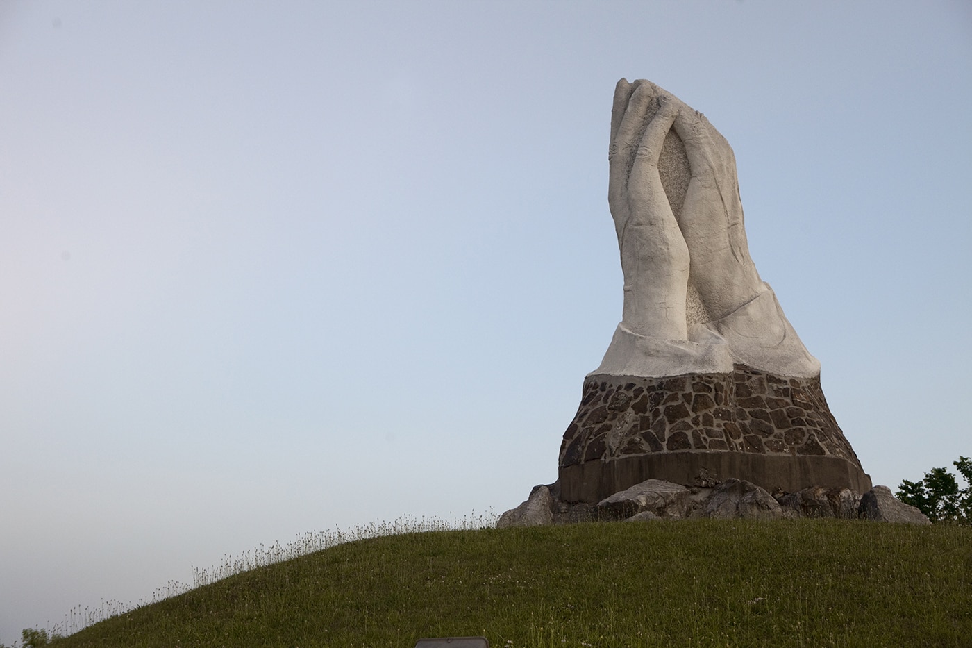 Giant Praying Hands in Webb City, Missouri