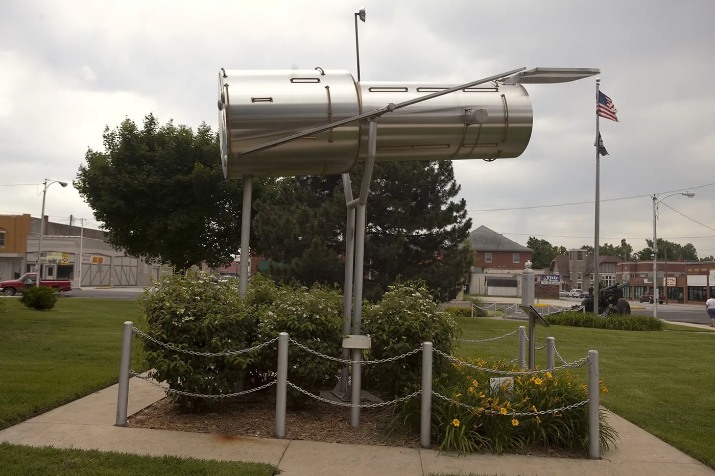 Hubble Telescope Replica in Marshfield, Missouri