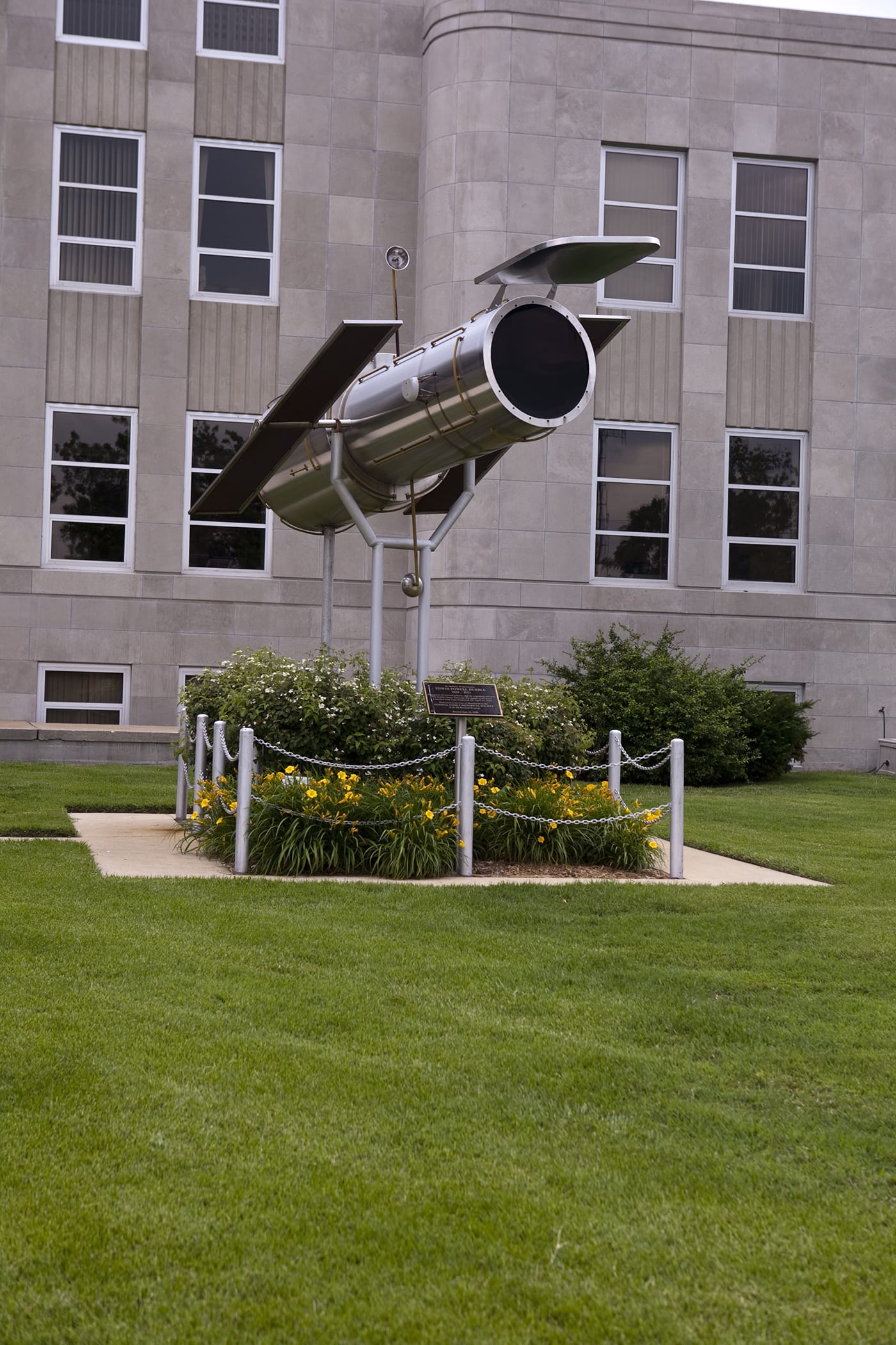 Hubble Telescope Replica in Marshfield, Missouri