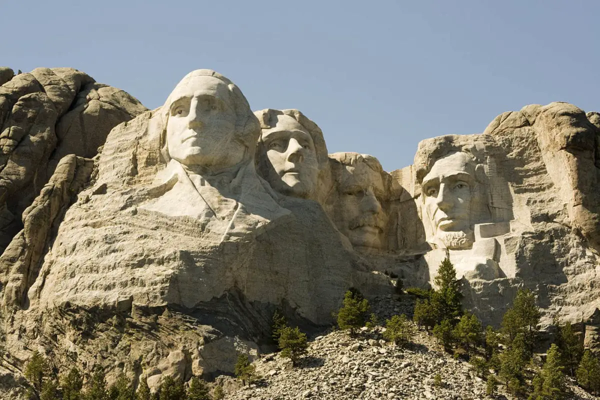 Mount Rushmore in Keystone, South Dakota