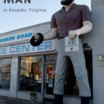 Muffler Man in Roanoke, Virginia