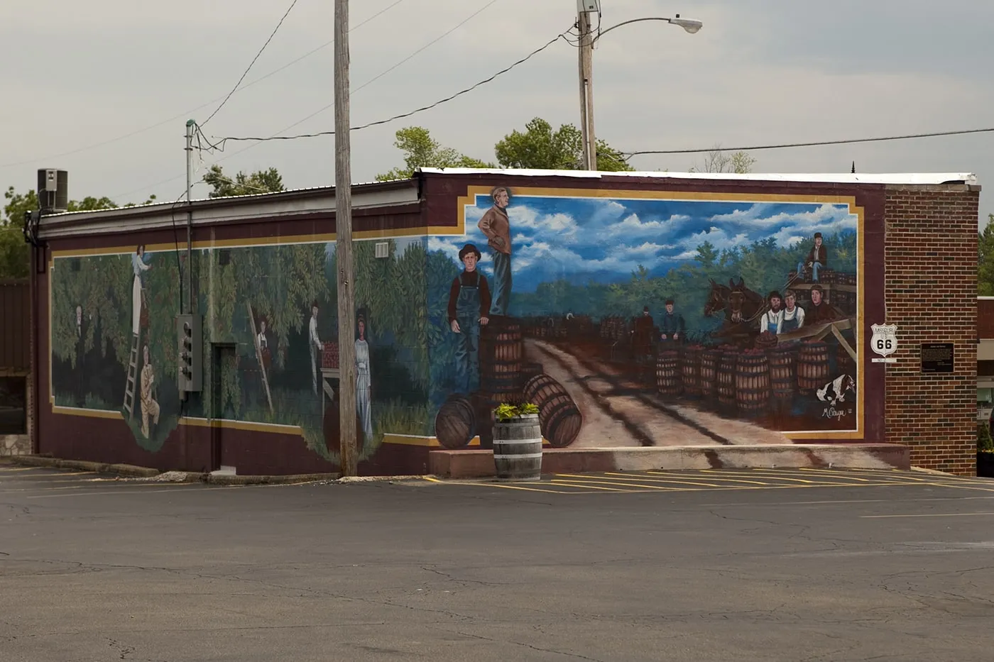 Route 66 Murals in Cuba, Missouri