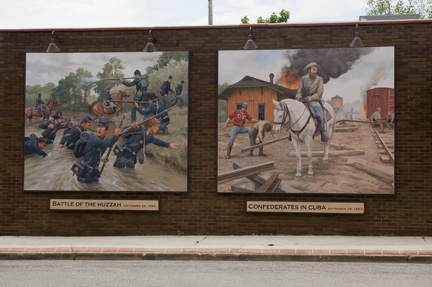 Route 66 Murals in Cuba, Missouri