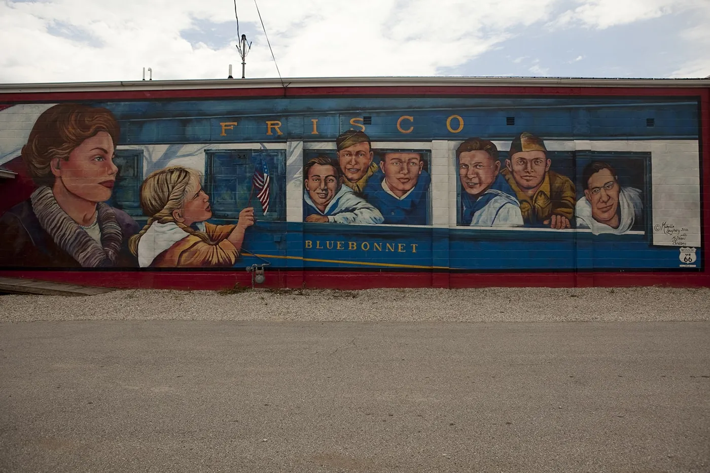 Route 66 Murals in Cuba, Missouri