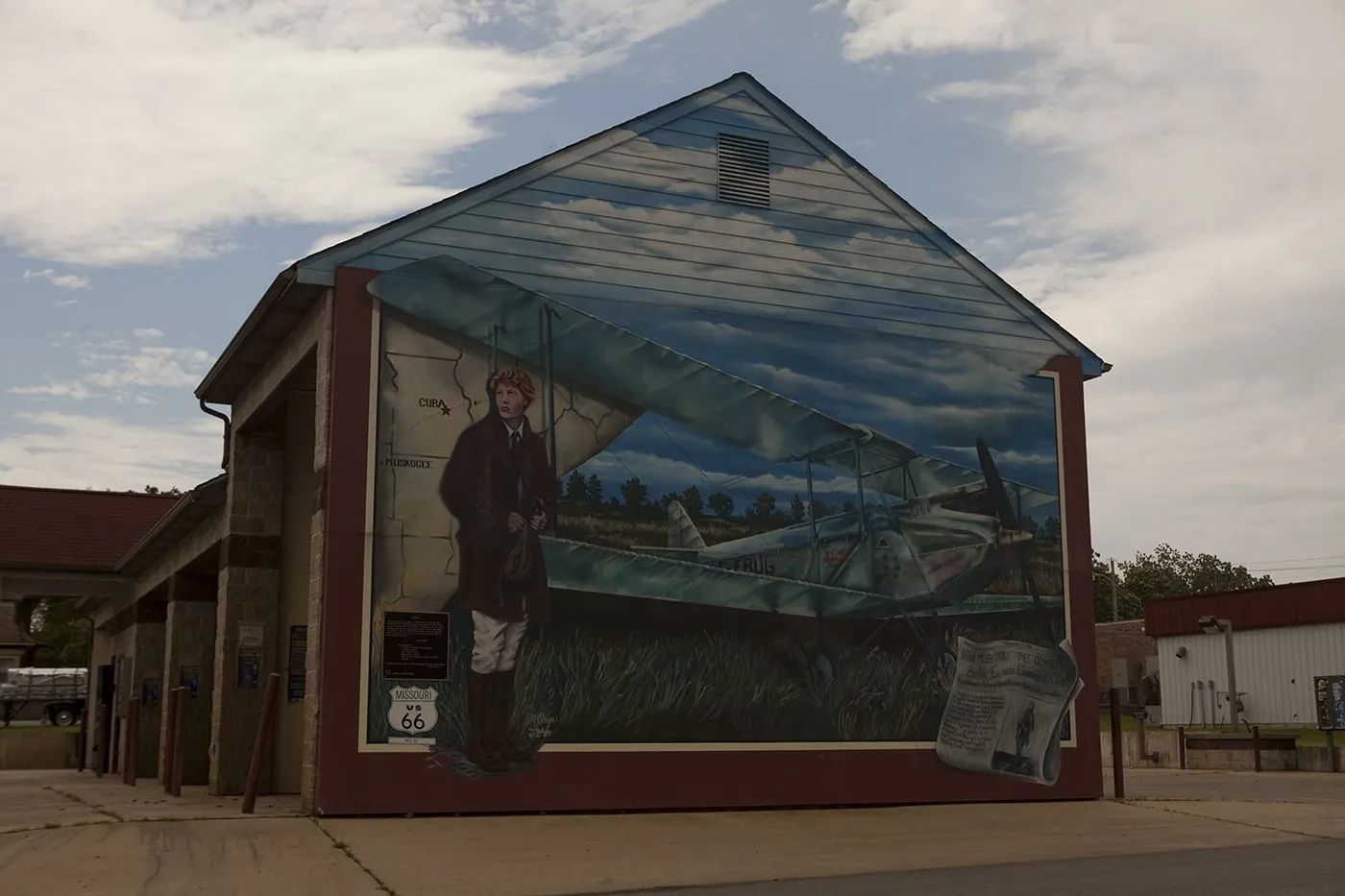 Route 66 Murals in Cuba, Missouri