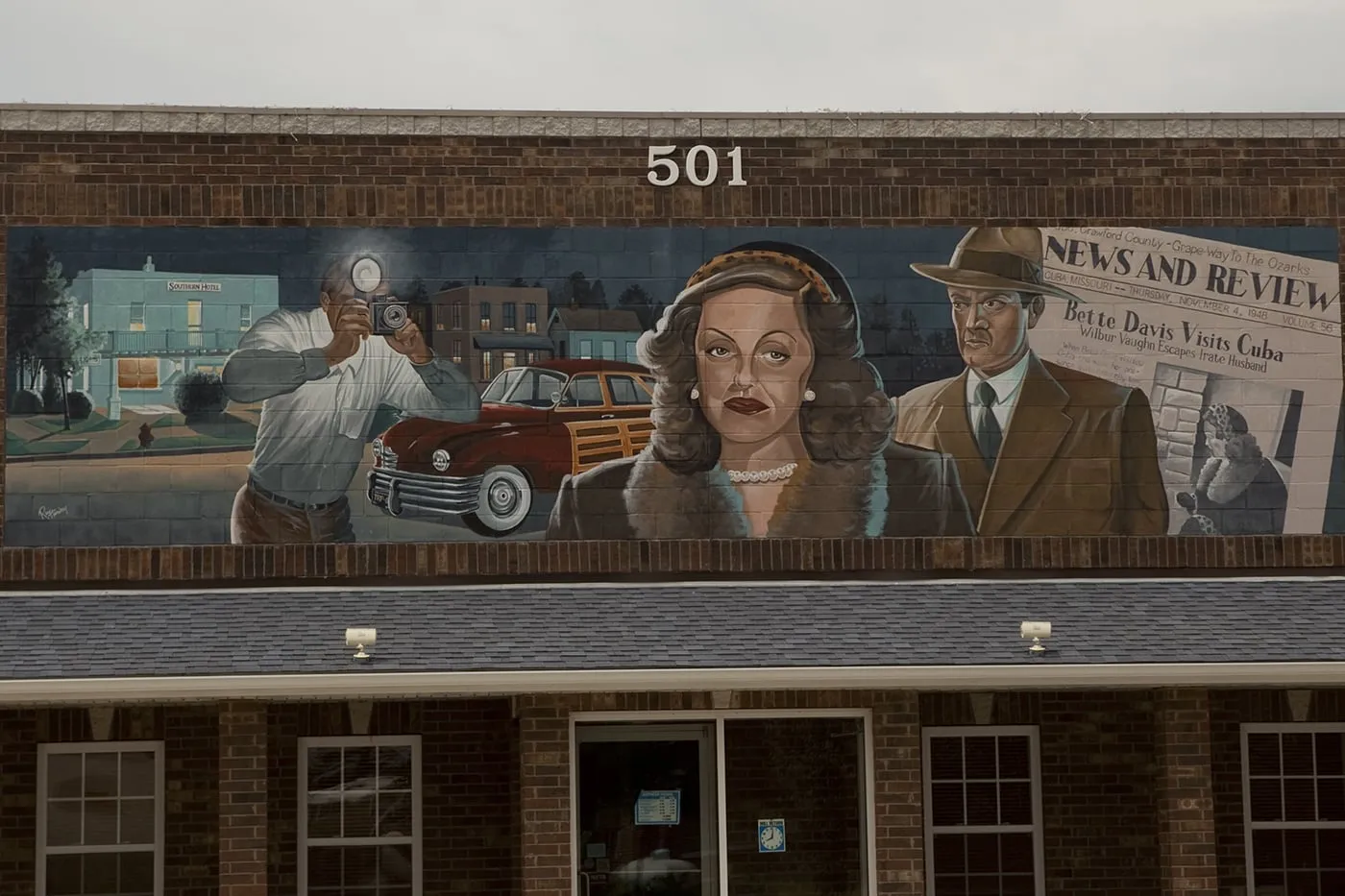 Route 66 Murals in Cuba, Missouri