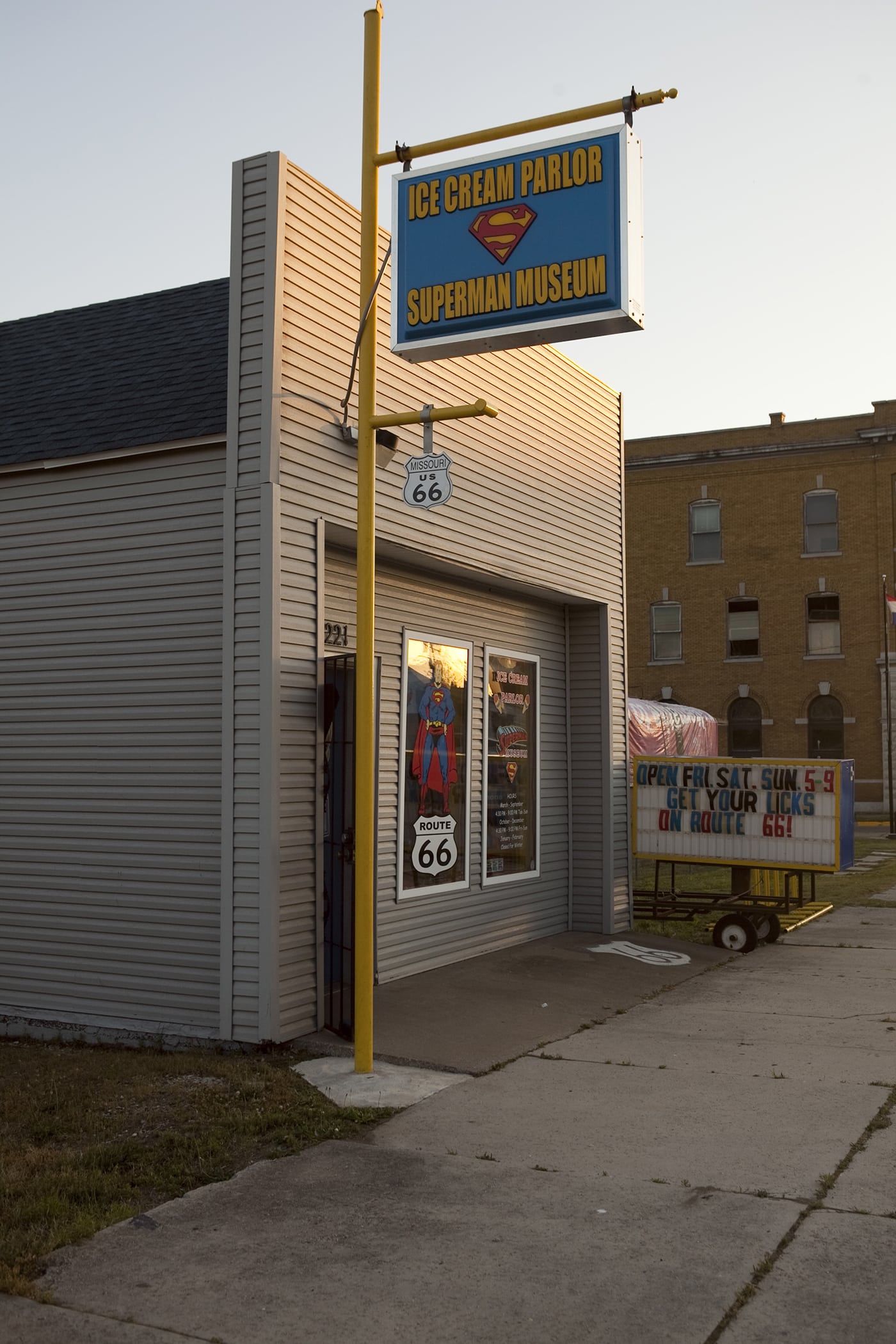 SuperTAM on 66 - Superman Memorabilia & Ice Cream in Carterville, Missouri