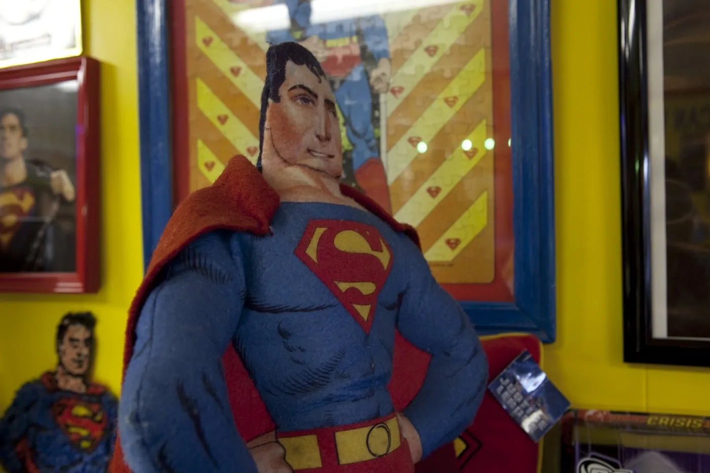 Stuffed Superman toy SuperTAM on 66 - Superman Memorabilia & Ice Cream in Carterville, Missouri