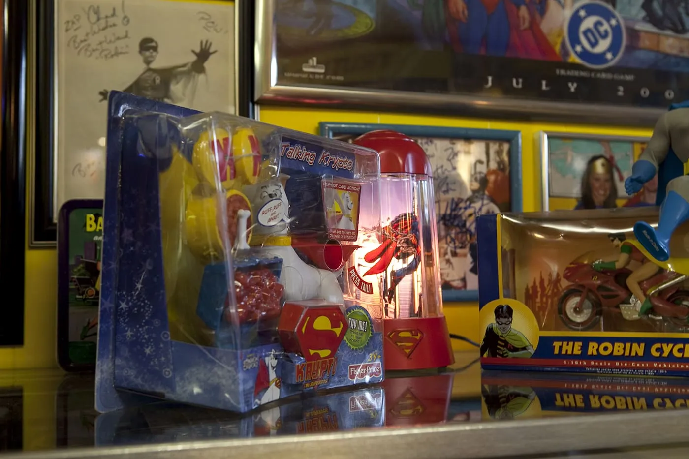 Superman toys SuperTAM on 66 - Superman Memorabilia & Ice Cream in Carterville, Missouri