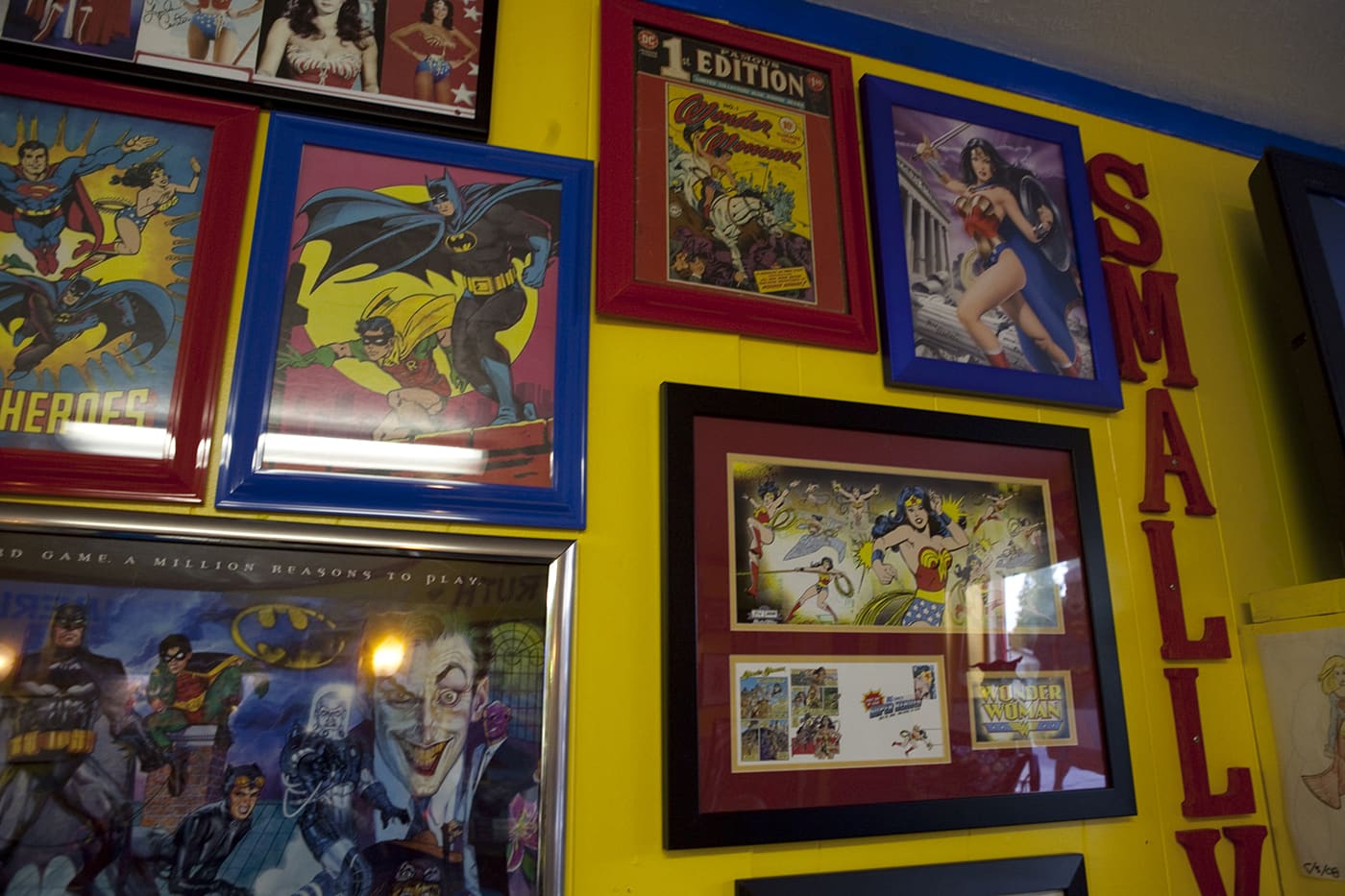 Superman art. SuperTAM on 66 - Superman Memorabilia & Ice Cream in Carterville, Missouri