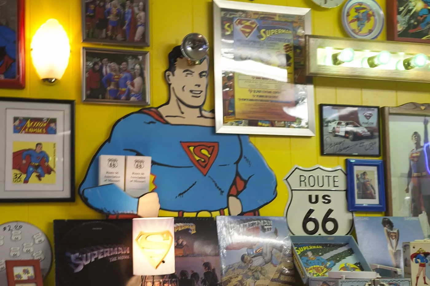 SuperTAM on 66 - Superman Memorabilia & Ice Cream in Carterville, Missouri