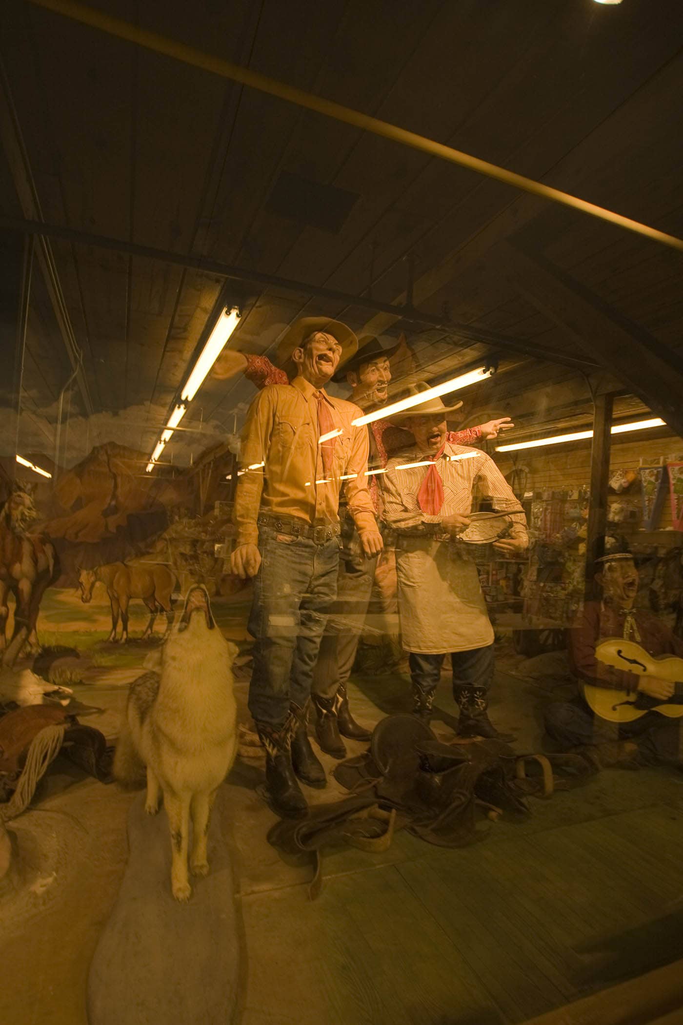 Wax Museum inside Wall Drug Store in Wall, South Dakota