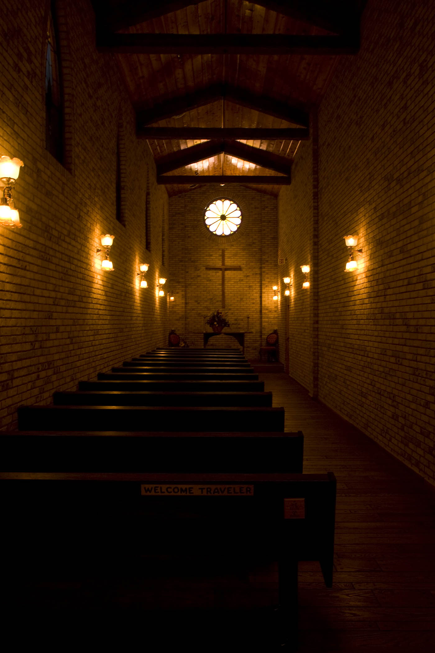 The Traveler's Chapel at Wall Drug Store in Wall, South Dakota