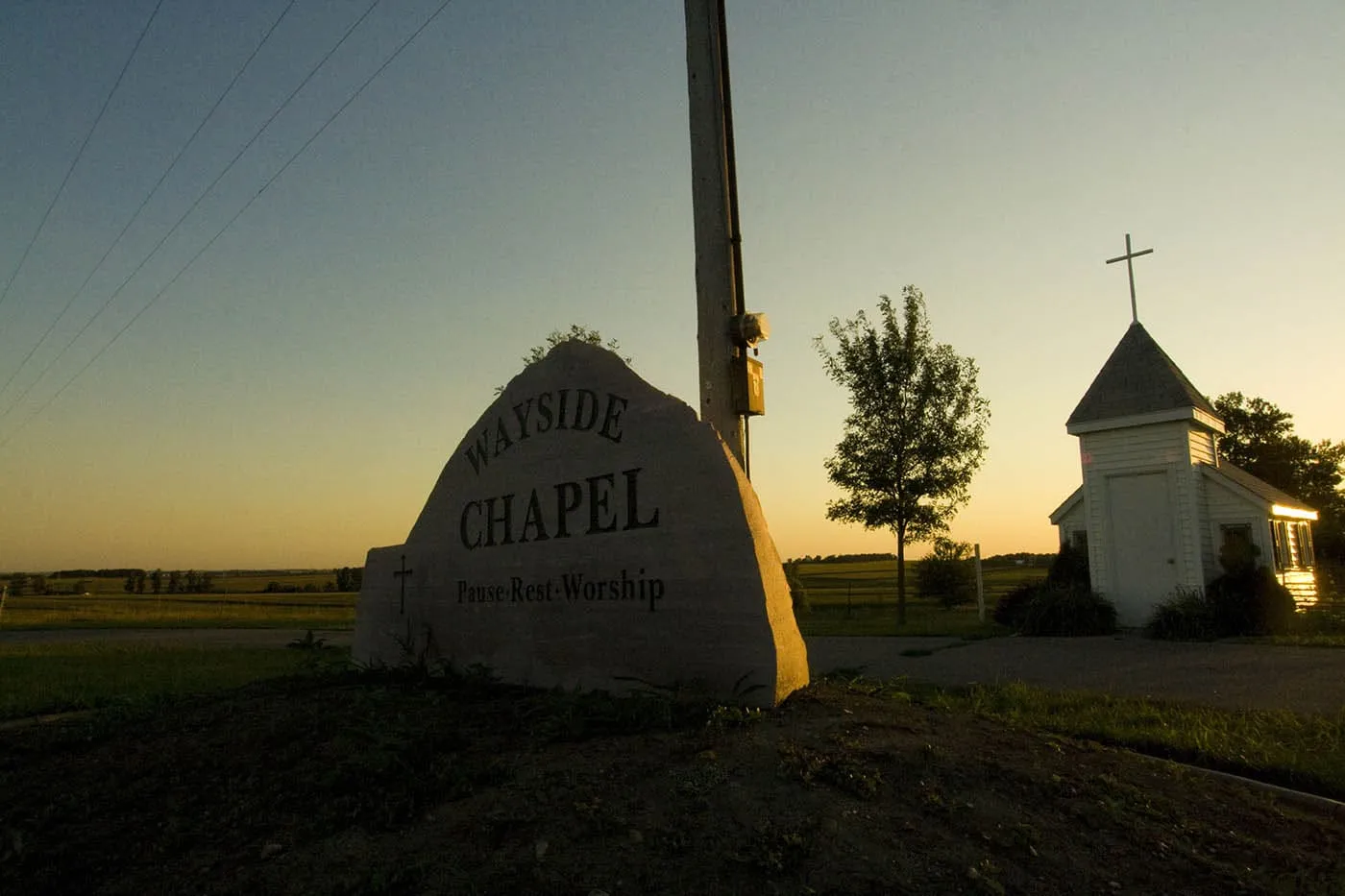 Blue Mound Wayside Chapel - Tiny Church in Luverne, Minnesota