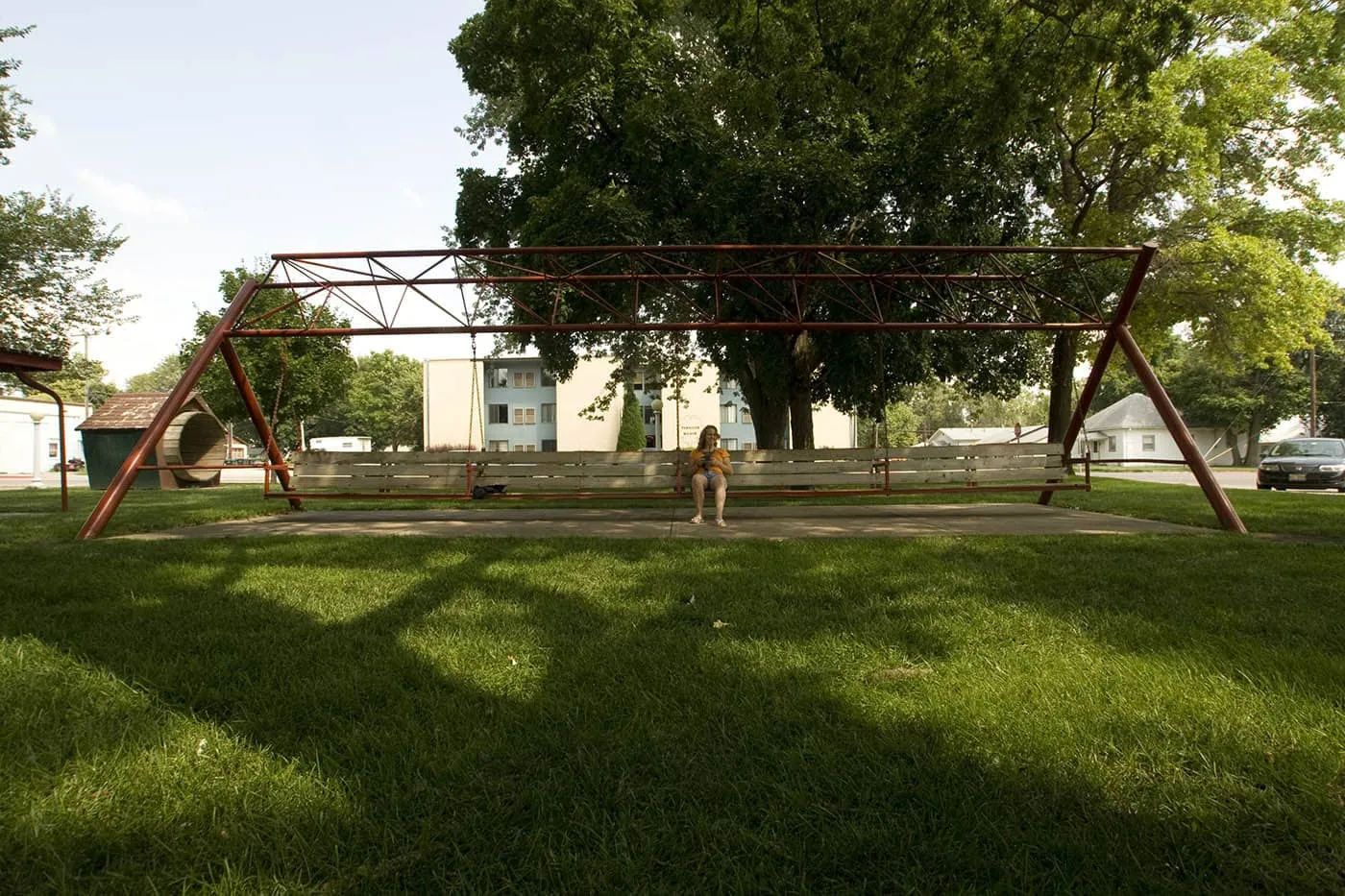 World’s Largest Porch Swing in Hebron, Nebraska