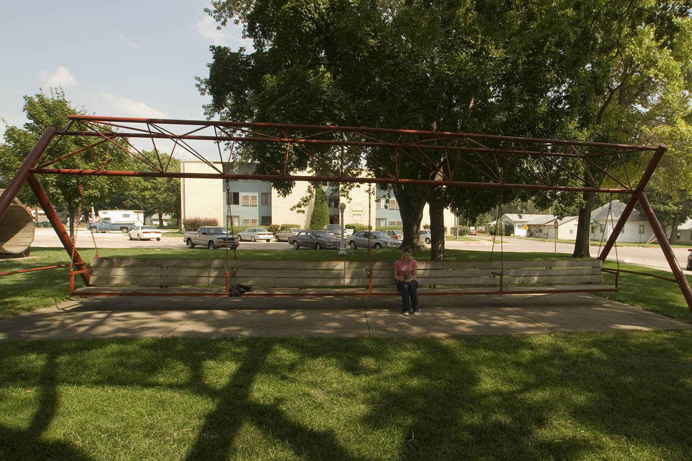 World S Largest Porch Swing In Hebron Nebraska Silly America