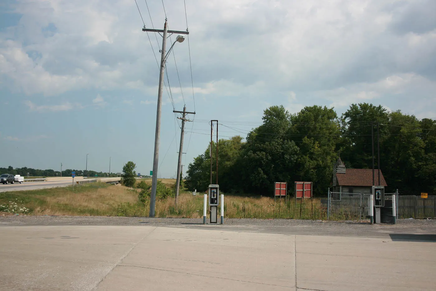 The Traveler's Chapel - a tiny church in Nashville, Illinois